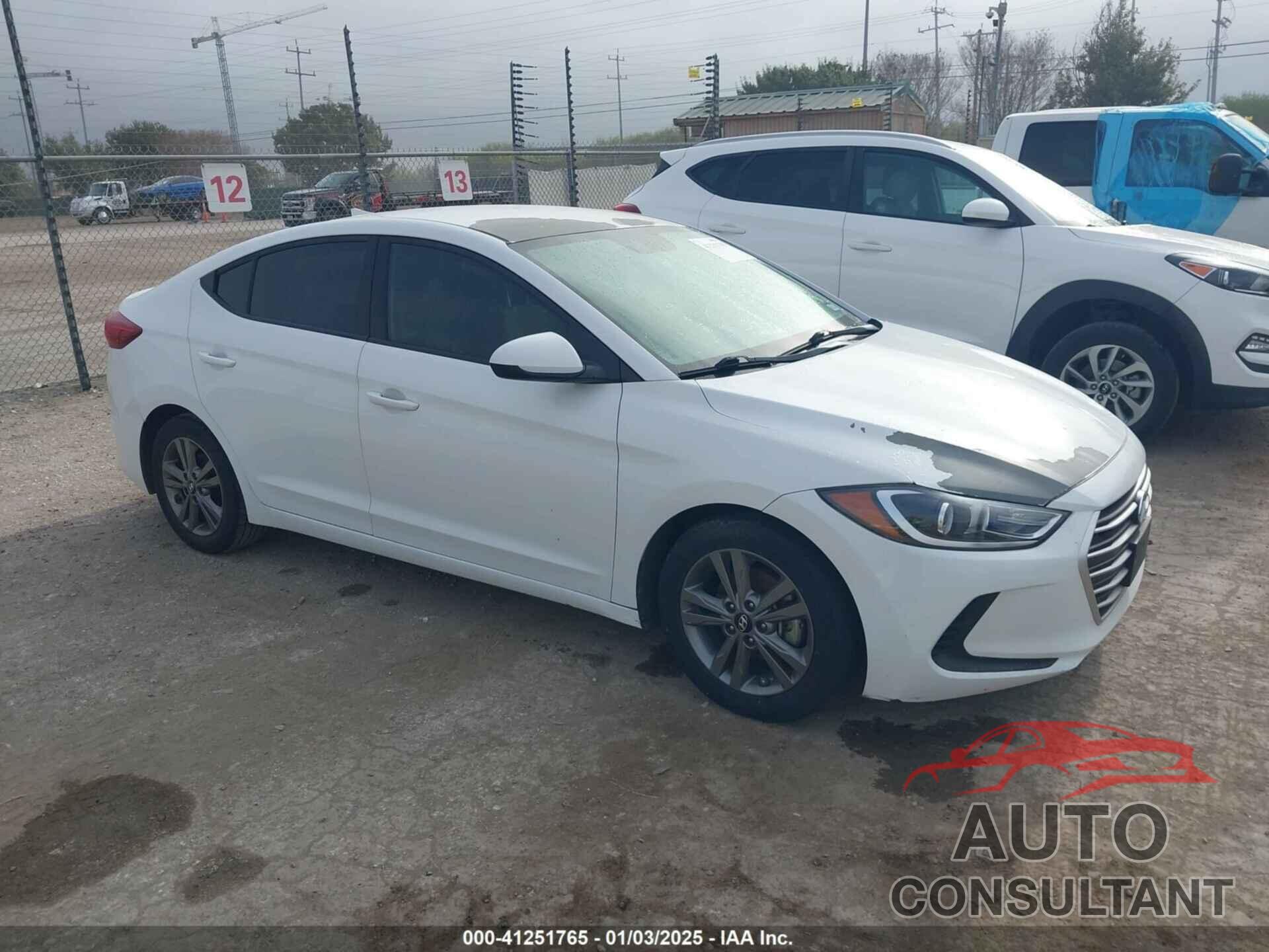 HYUNDAI ELANTRA 2018 - 5NPD84LF5JH248170