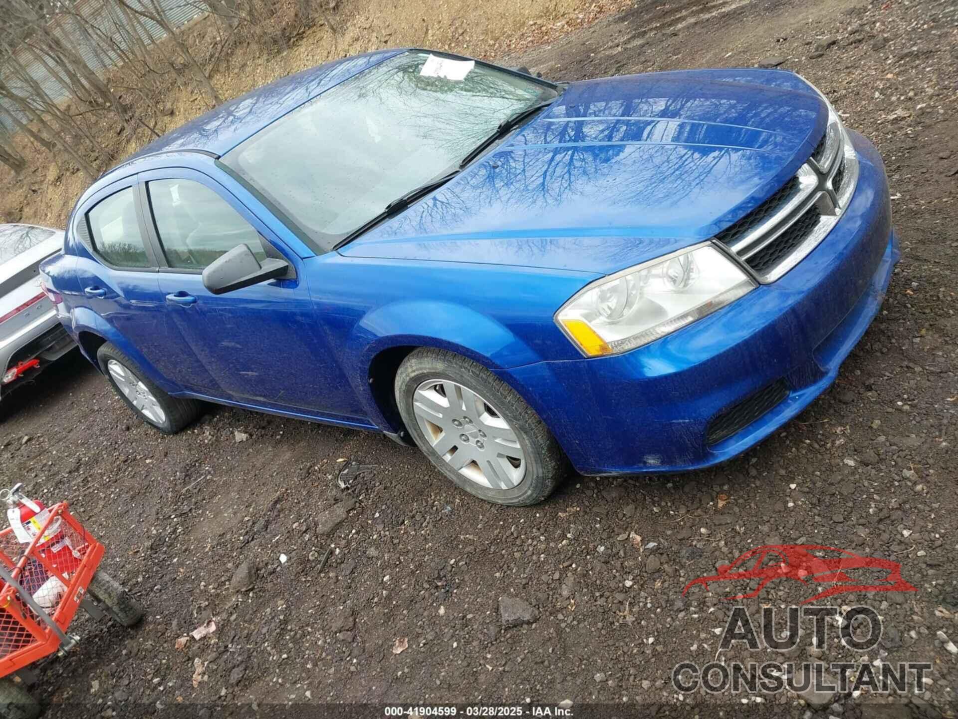 DODGE AVENGER 2013 - 1C3CDZAB4DN628596
