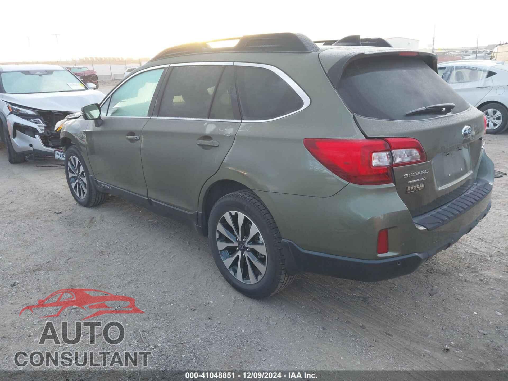 SUBARU OUTBACK 2017 - 4S4BSANC9H3284424