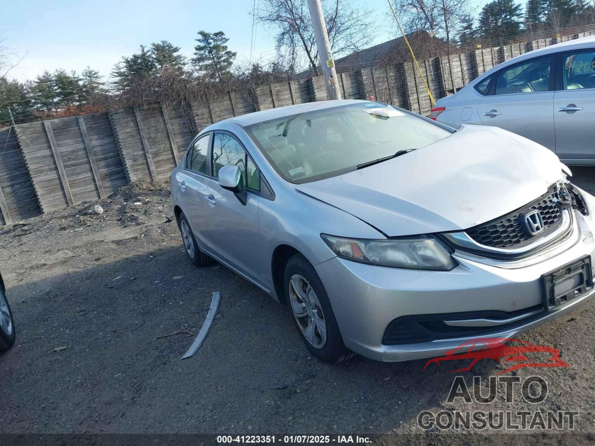 HONDA CIVIC 2013 - 19XFB2F52DE246001