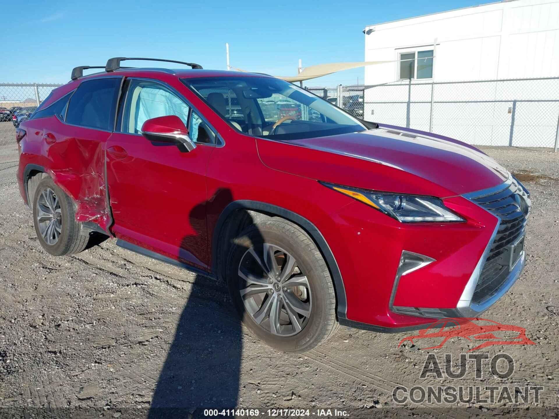 LEXUS RX 350 2019 - 2T2ZZMCA6KC132256