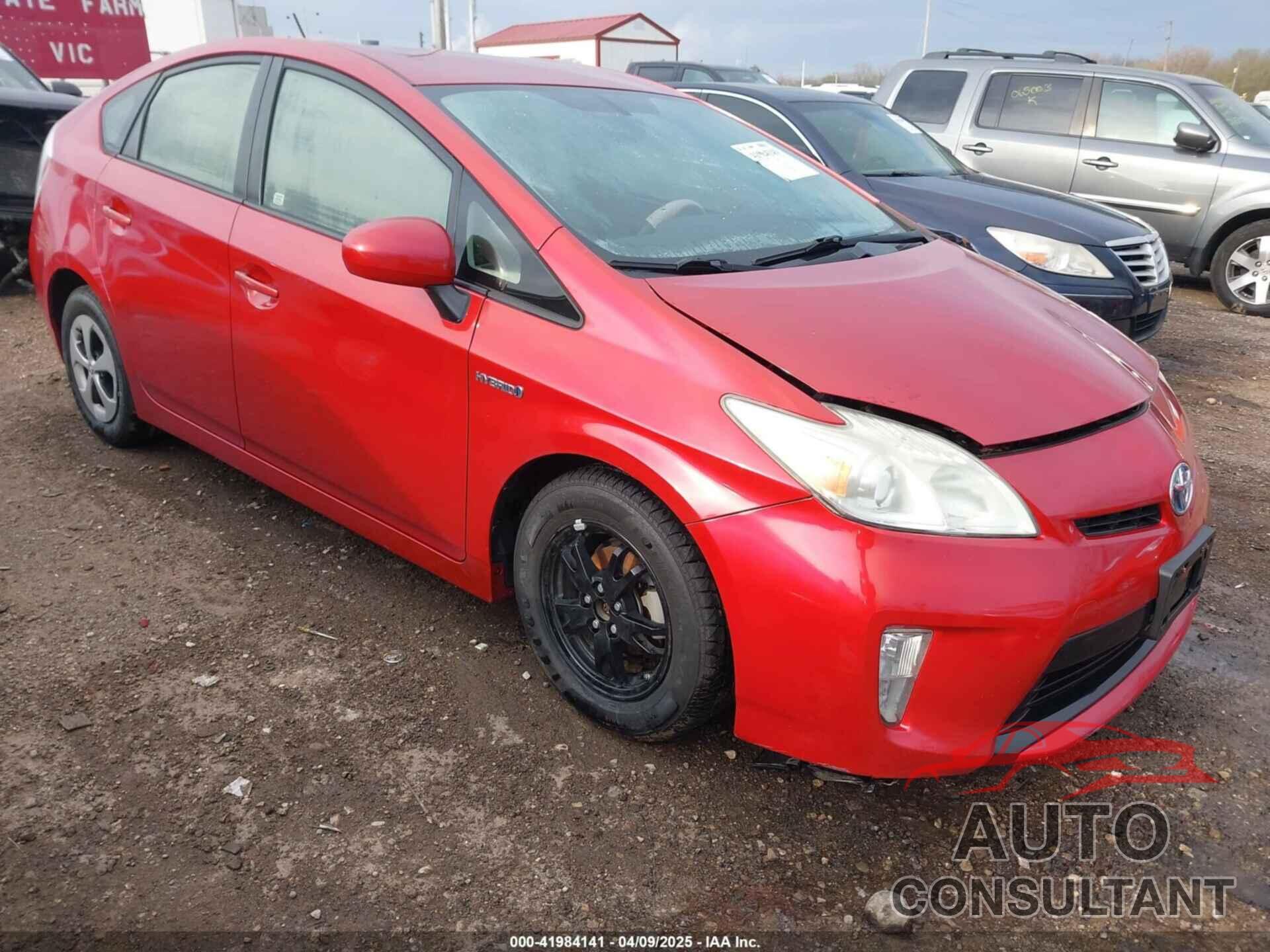 TOYOTA PRIUS 2013 - JTDKN3DU9D5598476