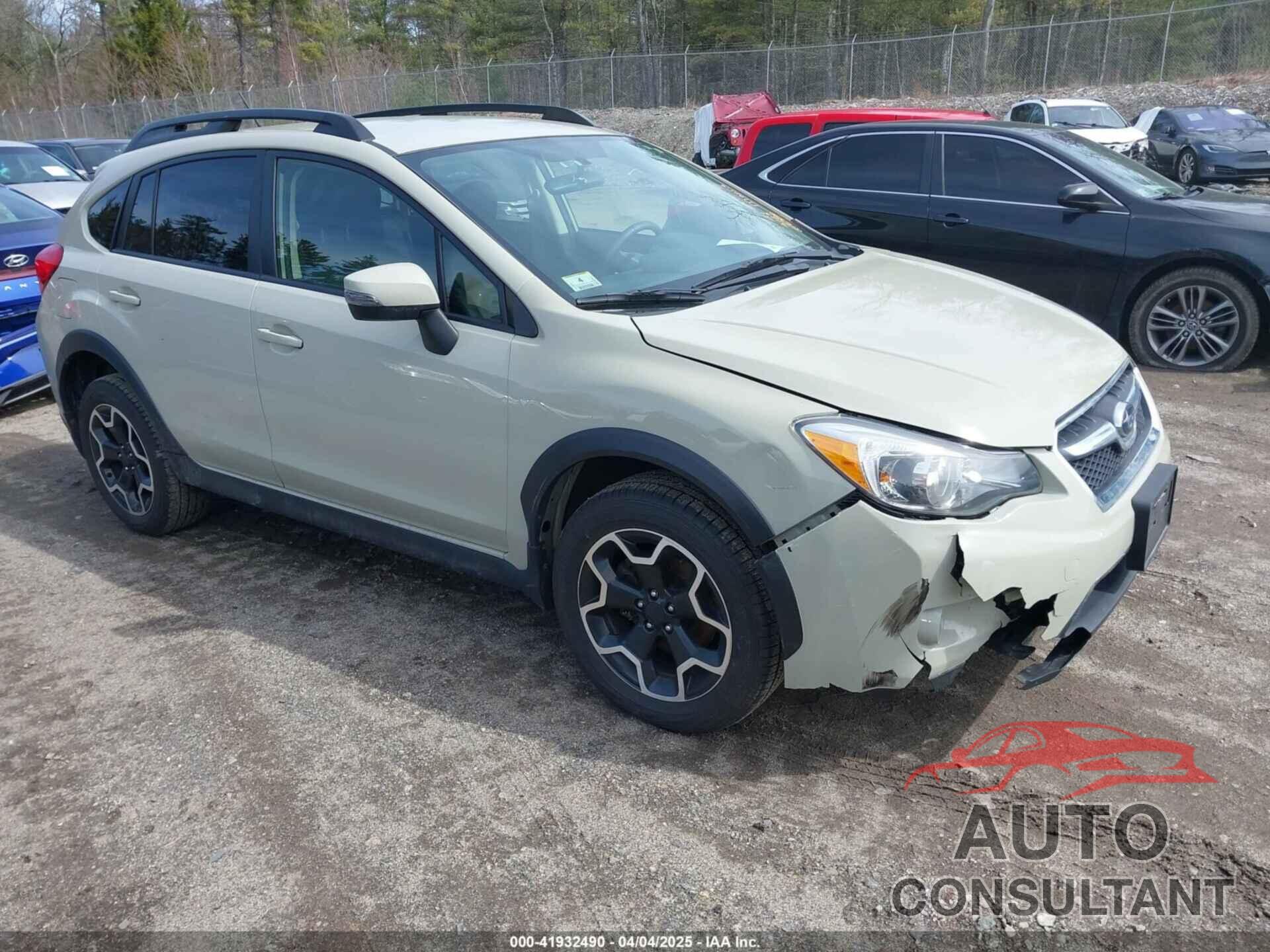 SUBARU XV CROSSTREK 2015 - JF2GPAMCXF8281143