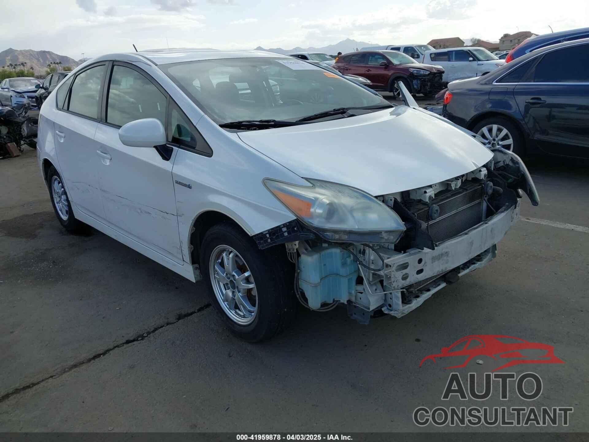 TOYOTA PRIUS 2010 - JTDKN3DU0A0008125