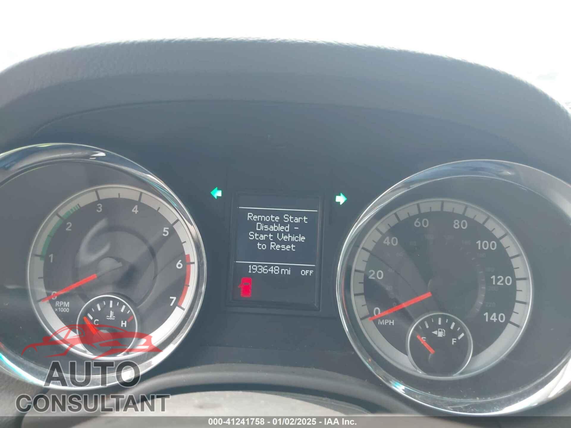DODGE DURANGO 2011 - 1D4SD4GT9BC711849
