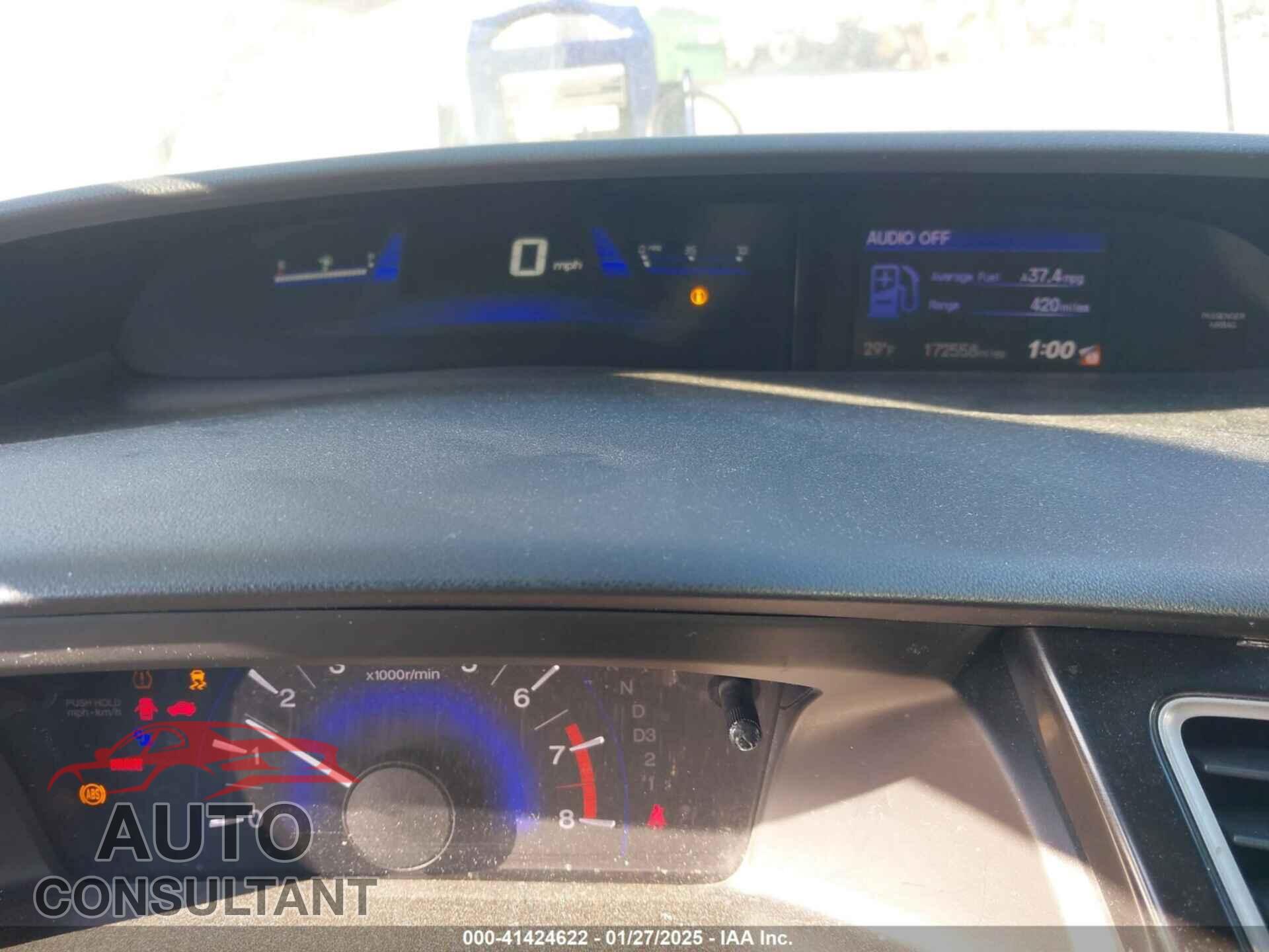 HONDA CIVIC 2013 - 2HGFB2F55DH584871