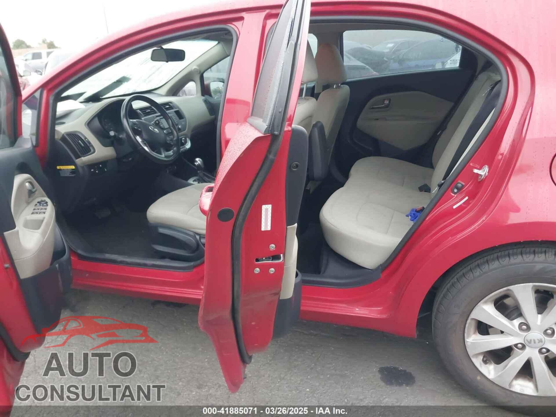 KIA RIO 2014 - KNADN5A35E6419973