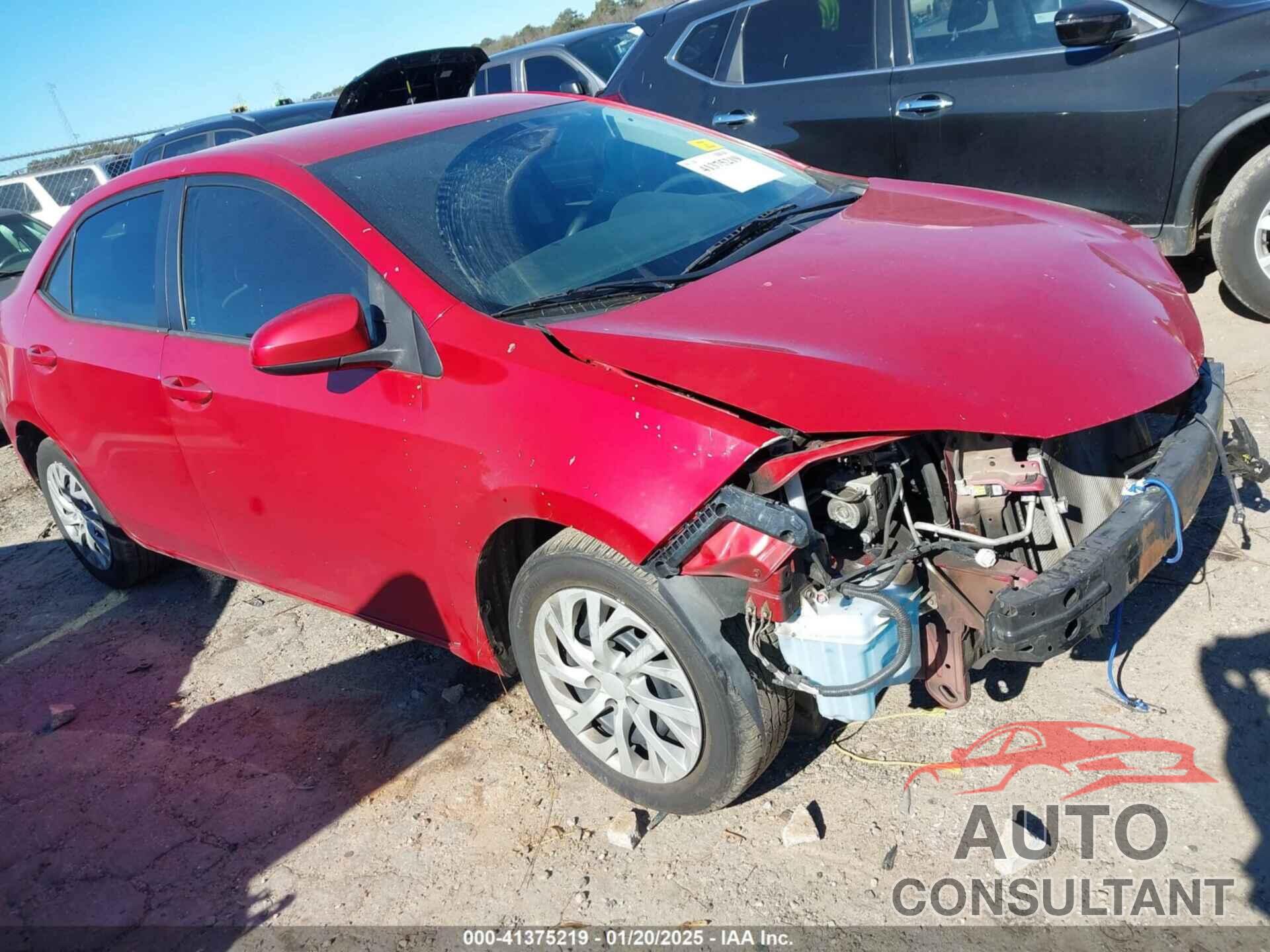 TOYOTA COROLLA 2017 - 5YFBURHE9HP614452