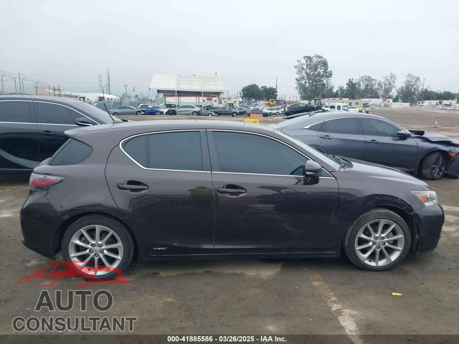 LEXUS CT 200H 2012 - JTHKD5BH7C2062032