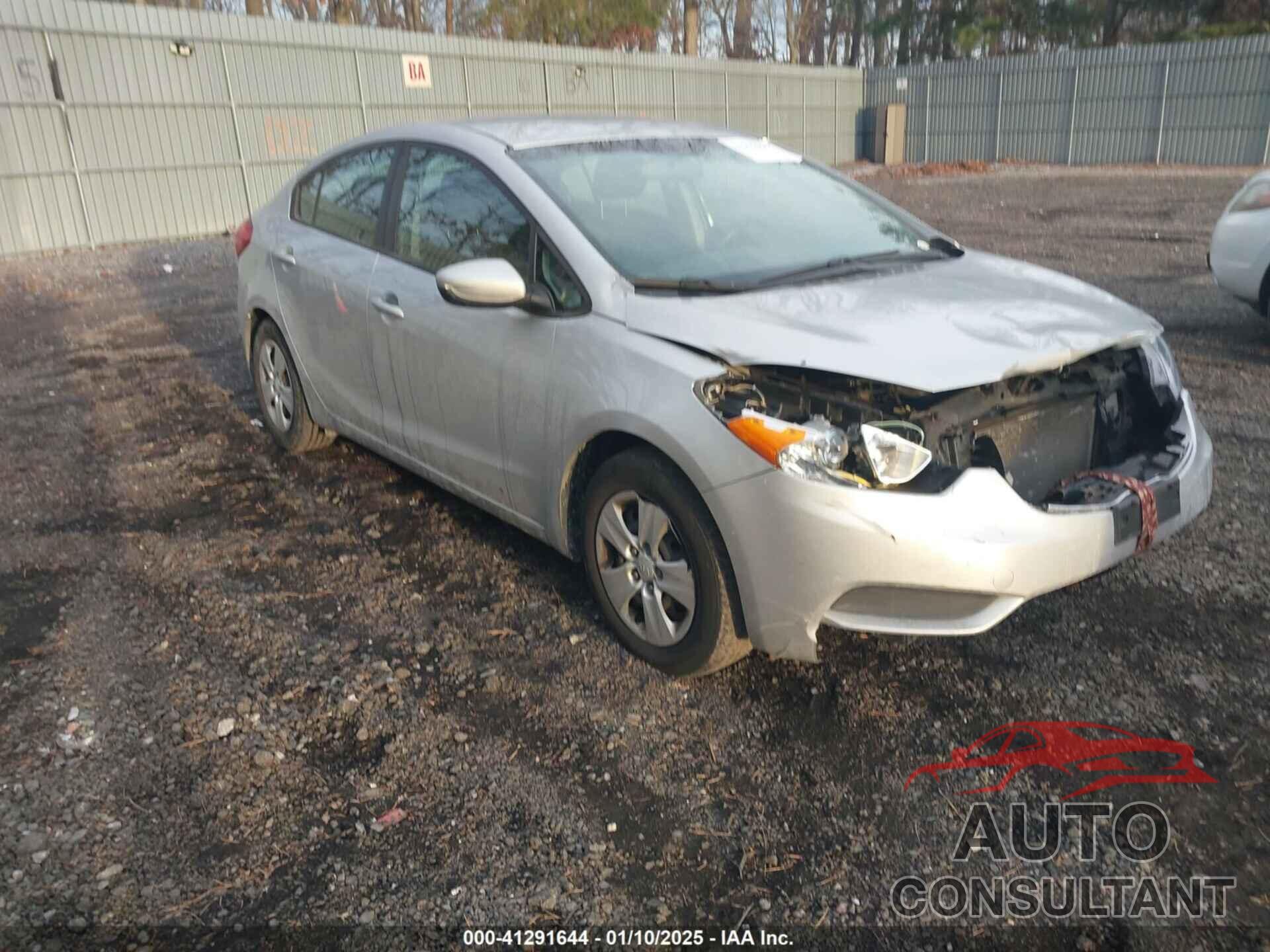 KIA FORTE 2016 - KNAFK4A67G5510239