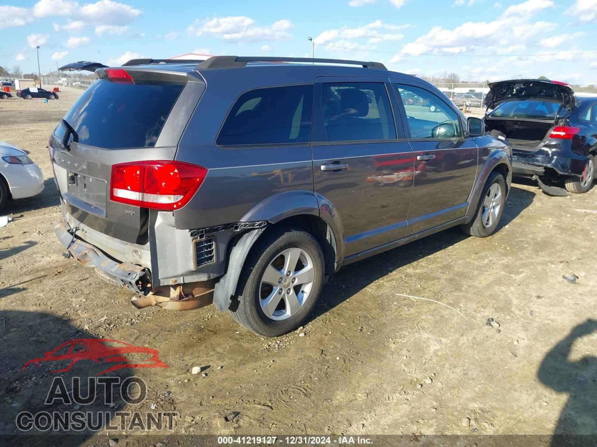 DODGE JOURNEY 2012 - 3C4PDCBB1CT368620