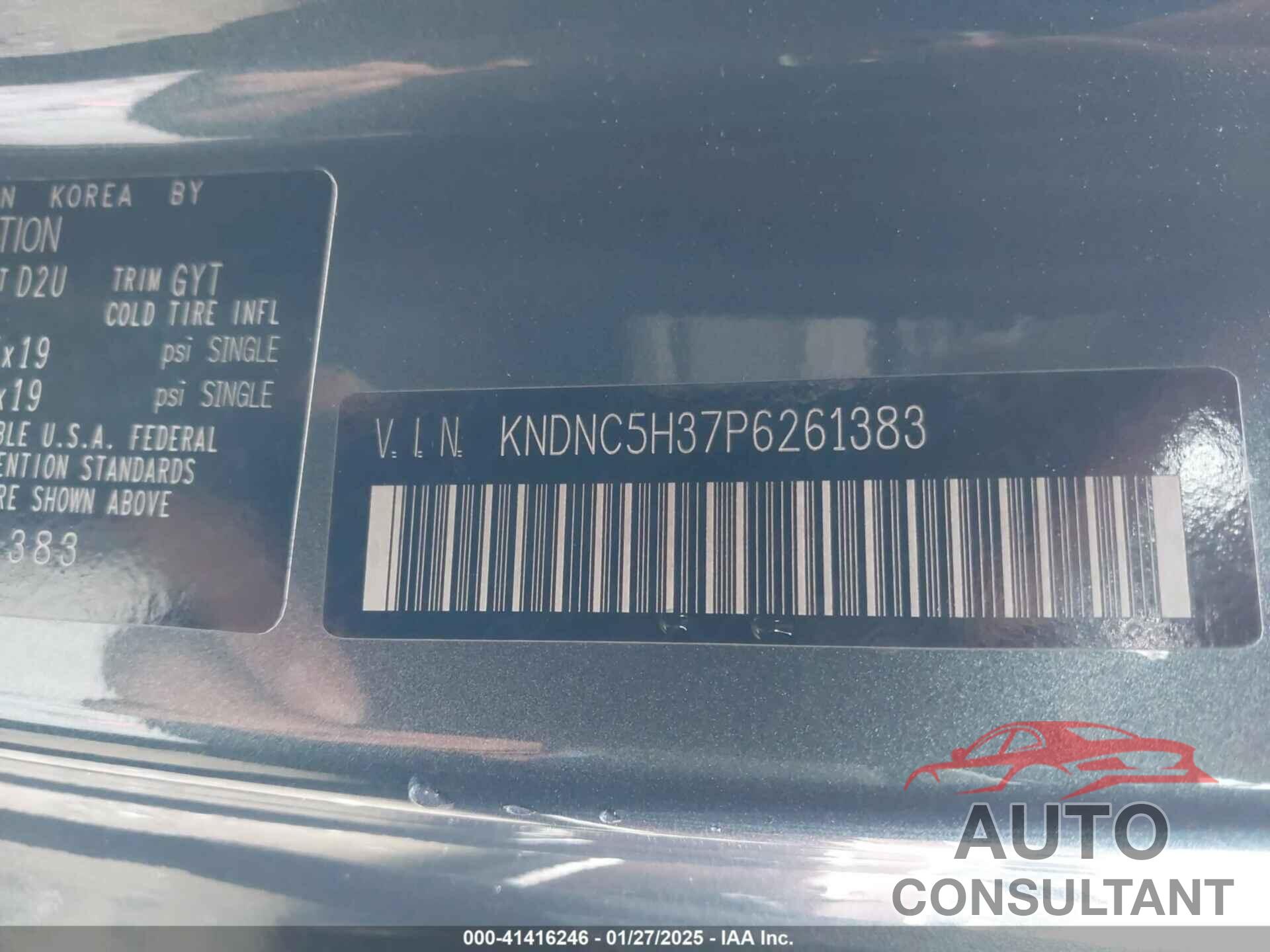 KIA CARNIVAL MPV 2023 - KNDNC5H37P6261383