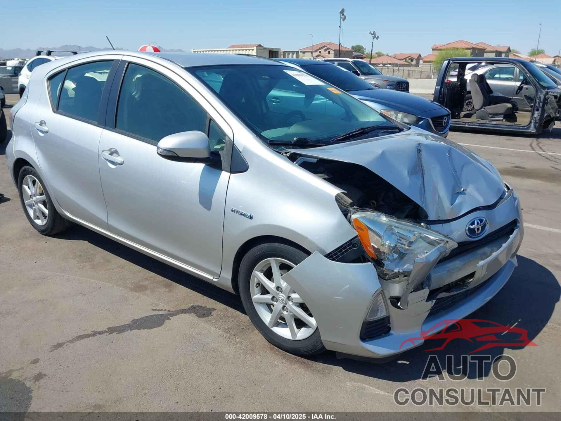 TOYOTA PRIUS C 2012 - JTDKDTB38C1515185