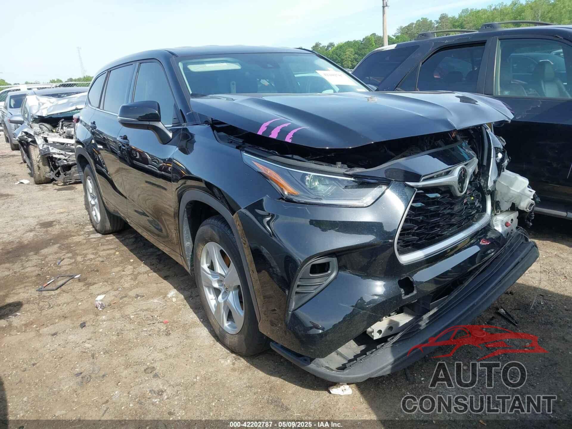TOYOTA HIGHLANDER 2021 - 5TDCZRAH6MS033499