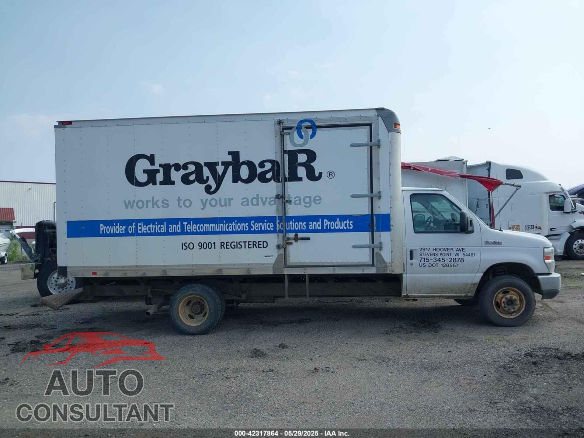FORD E-450 CUTAWAY 2012 - 1FDXE4FS9CDB18735