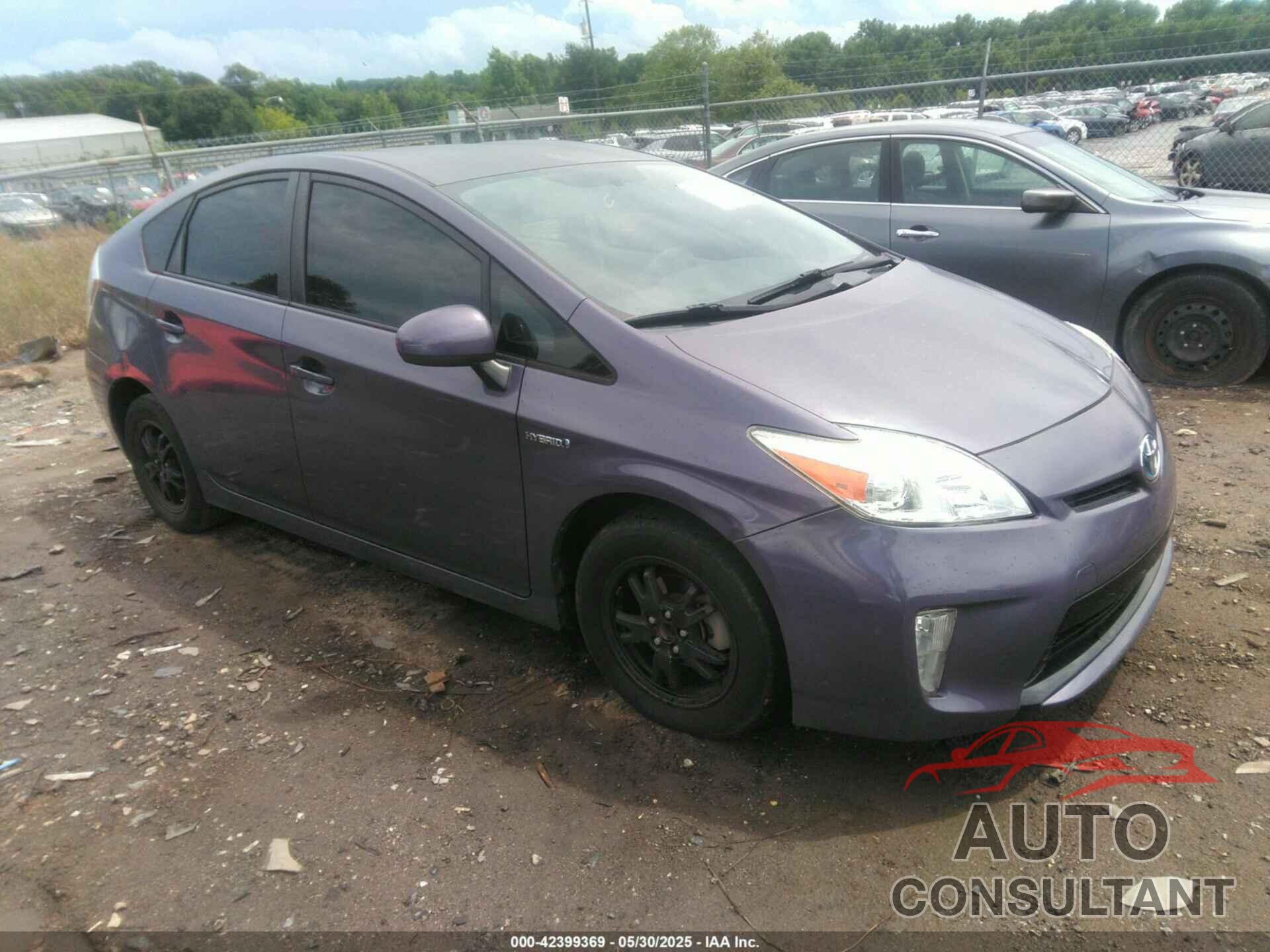 TOYOTA PRIUS 2012 - JTDKN3DU5C1533257