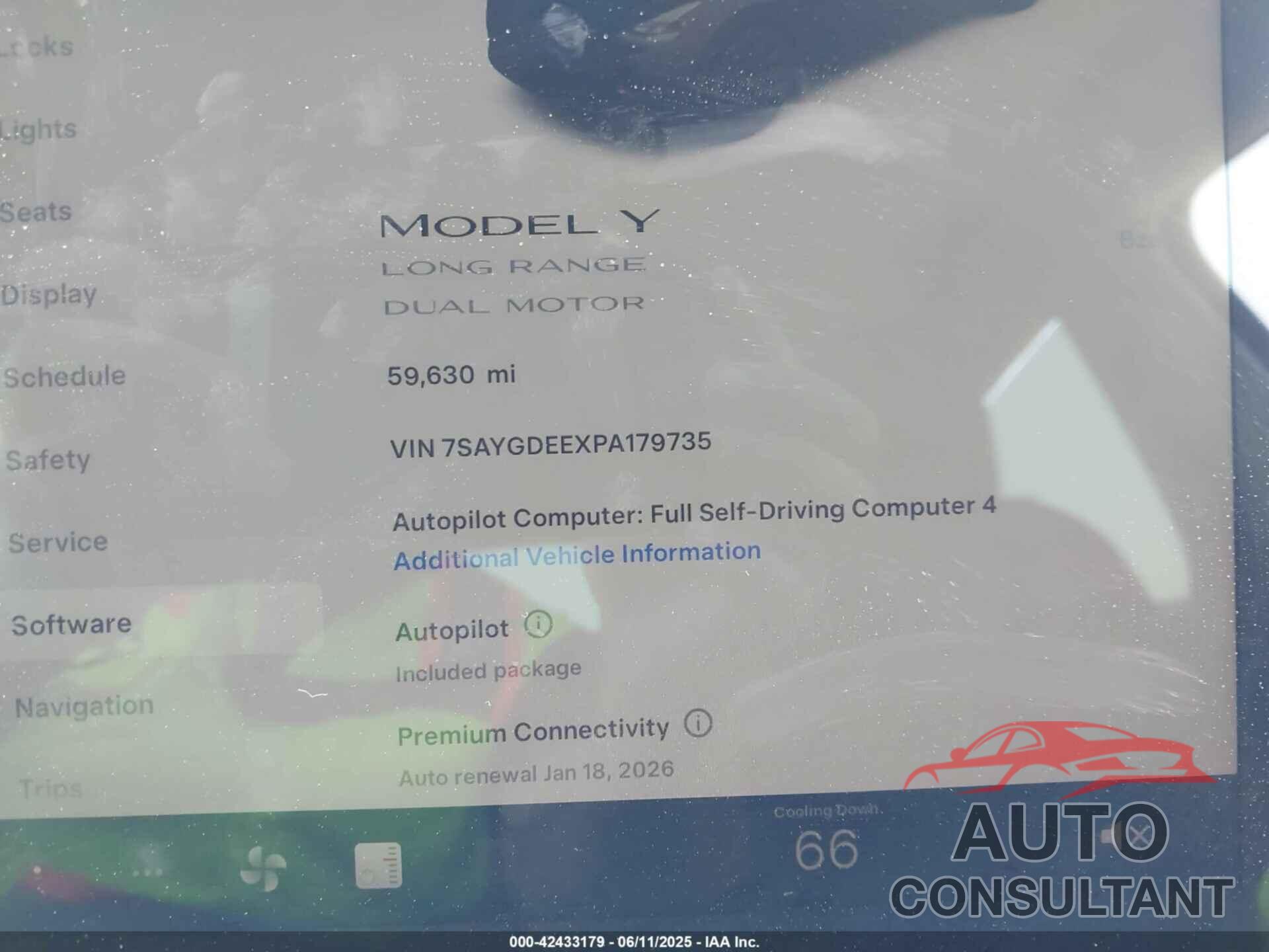 TESLA MODEL Y 2023 - 7SAYGDEEXPA179735