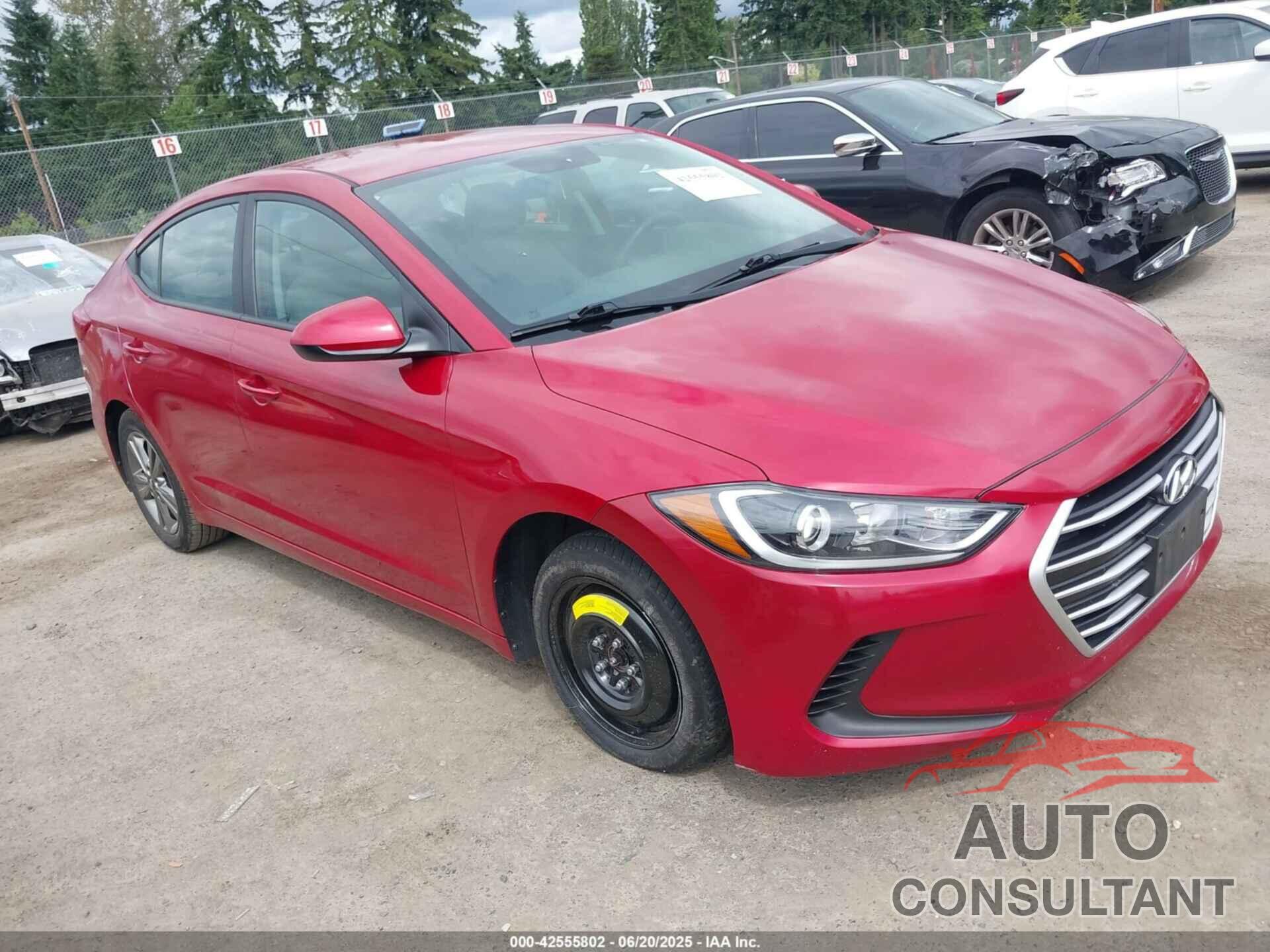 HYUNDAI ELANTRA 2017 - 5NPD84LF4HH035740