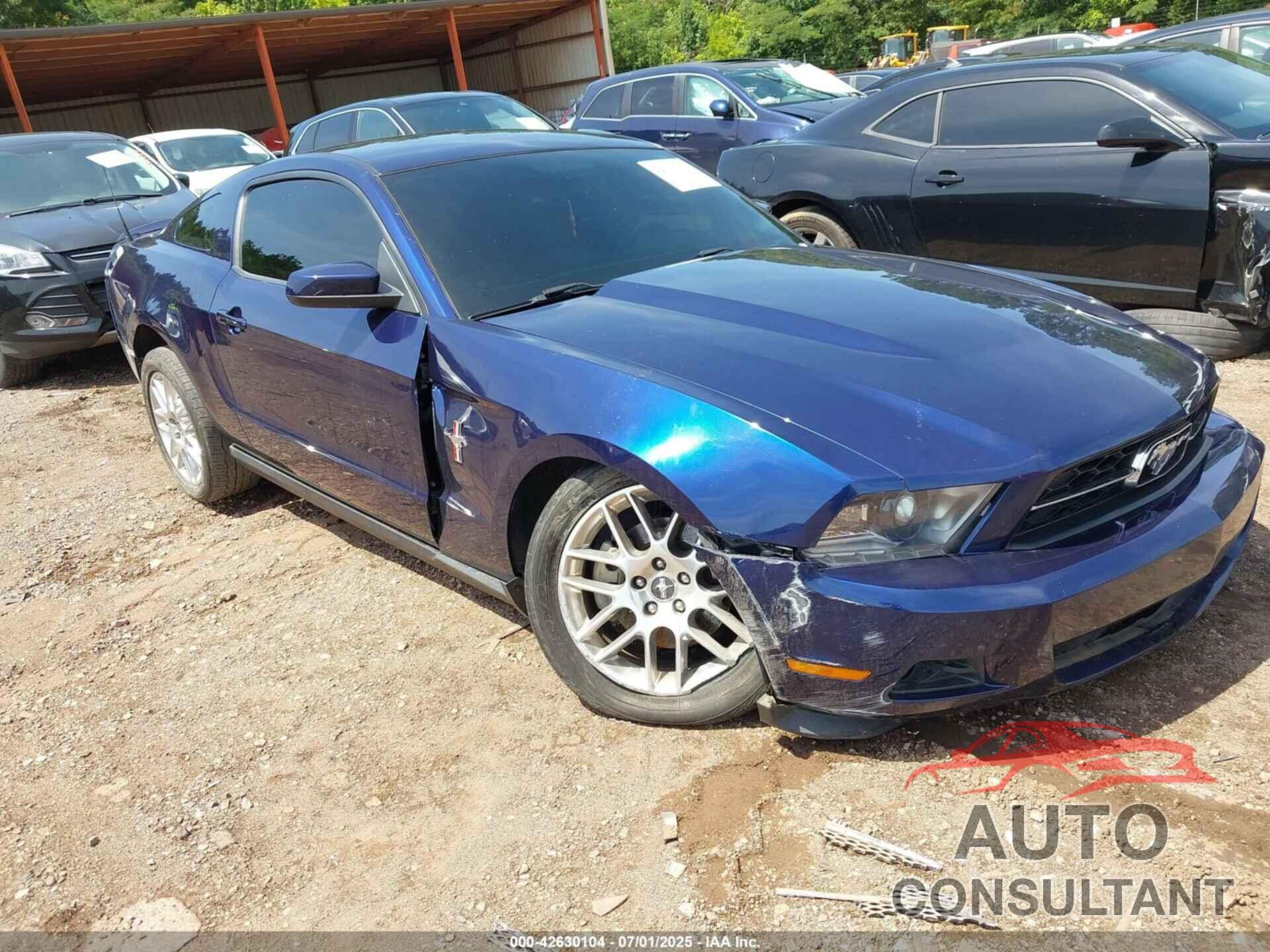 FORD MUSTANG 2012 - 1ZVBP8AM0C5249973