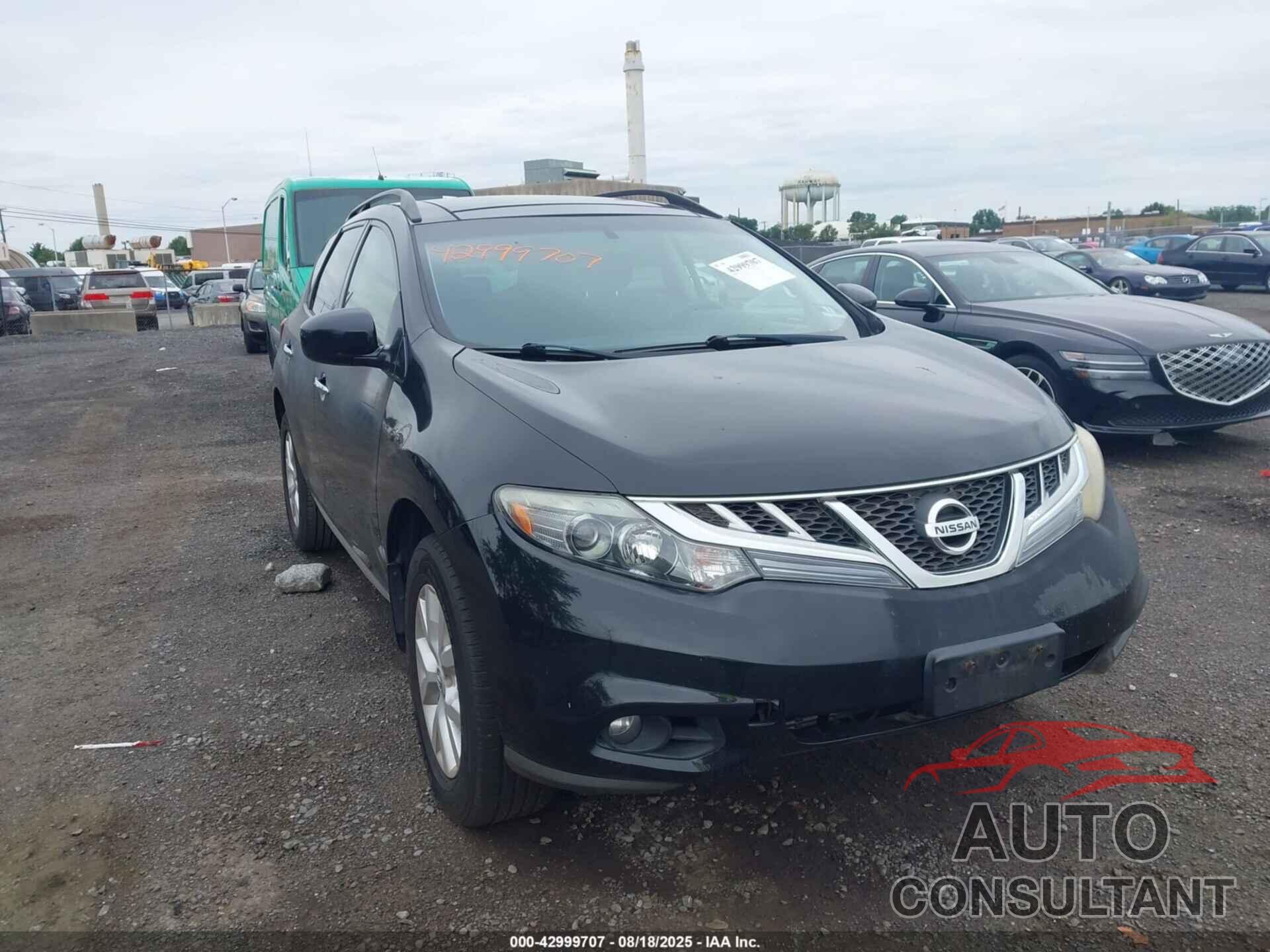 NISSAN MURANO 2012 - JN8AZ1MW6CW214883