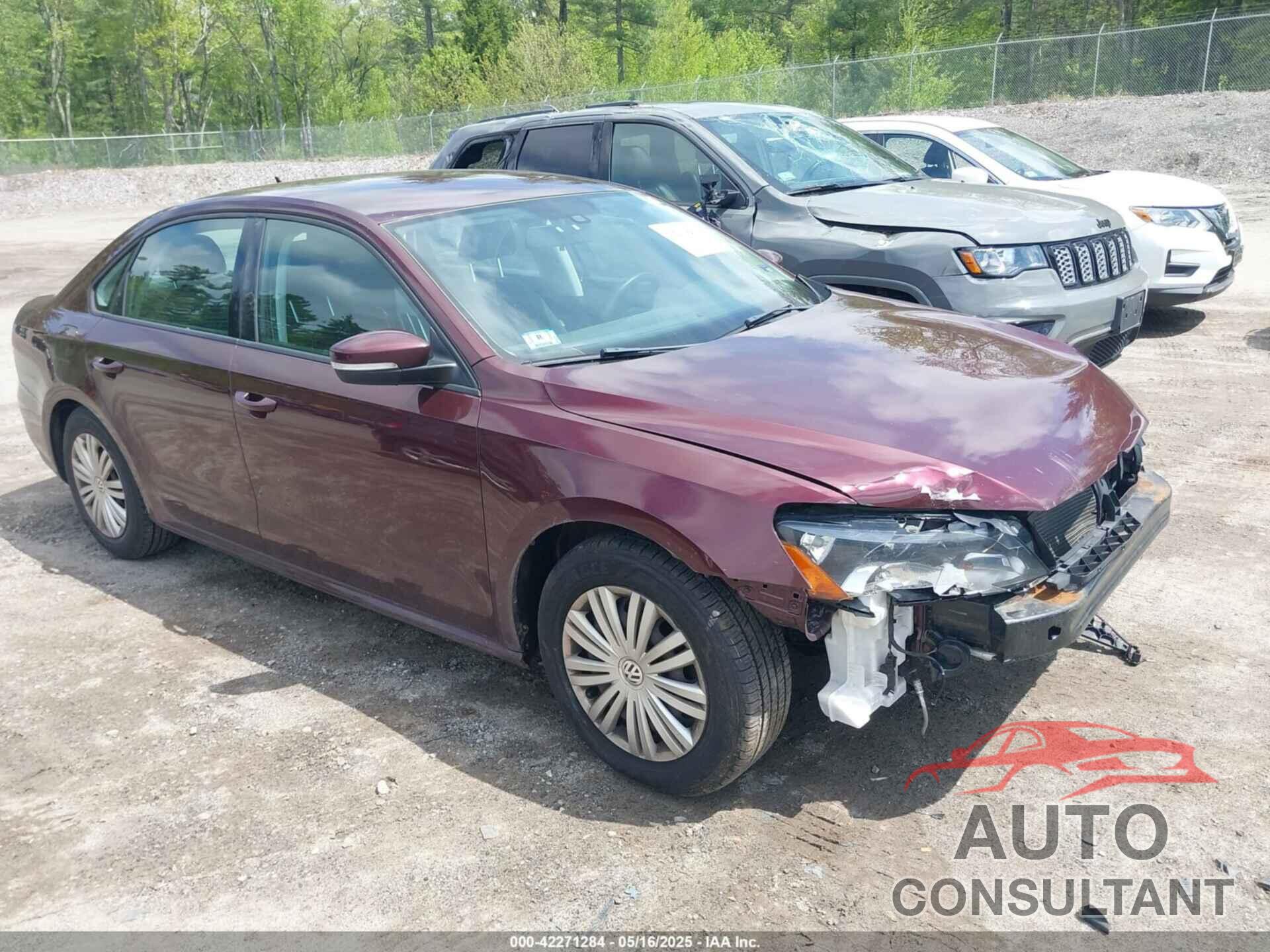 VOLKSWAGEN PASSAT 2014 - 1VWAP7A36EC029426
