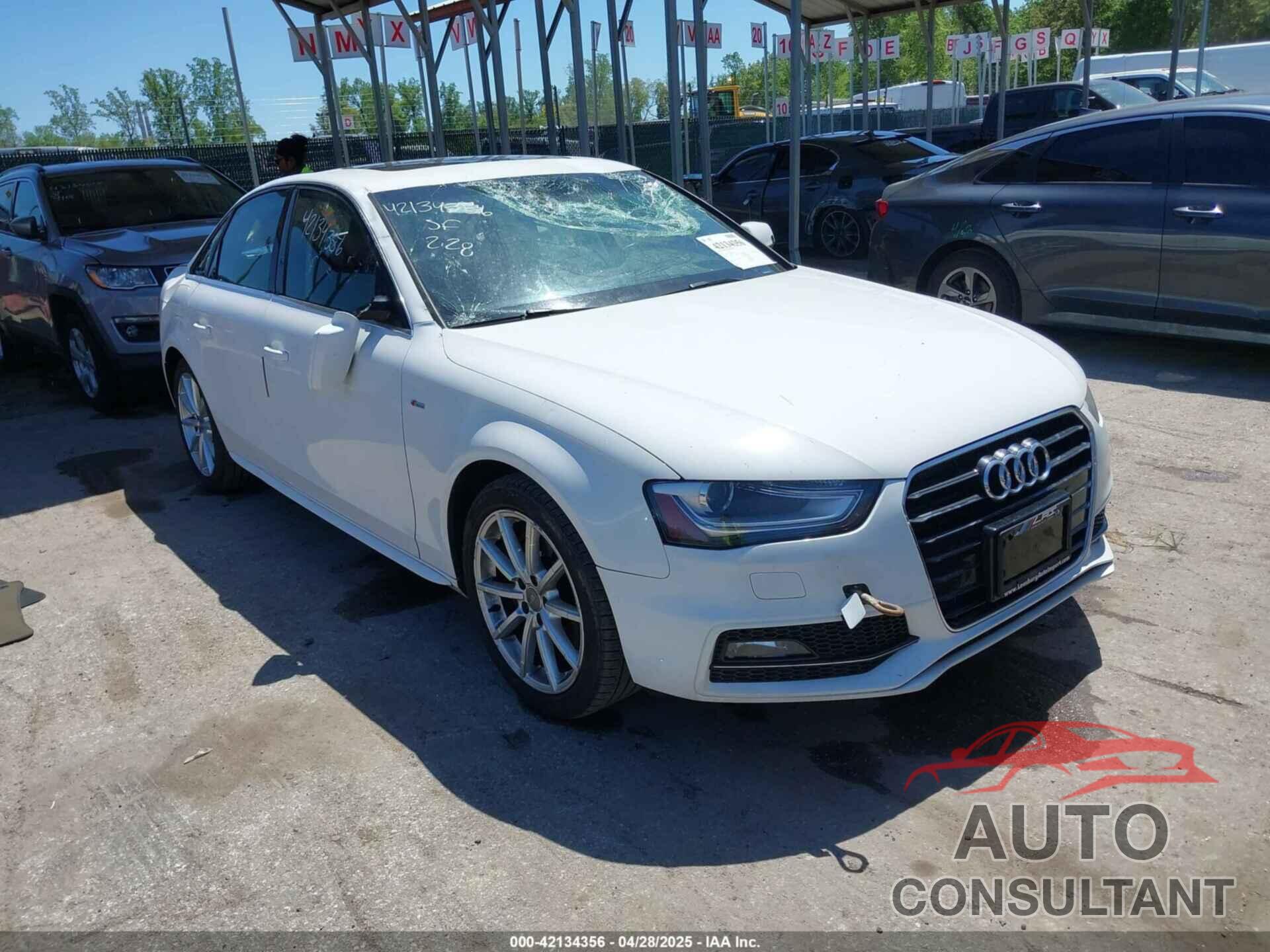 AUDI A4 2014 - WAUEFAFL2EA076247
