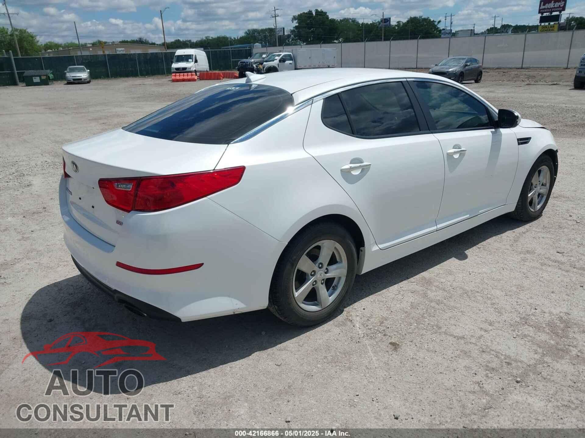 KIA OPTIMA 2015 - KNAGM4A76F5641412