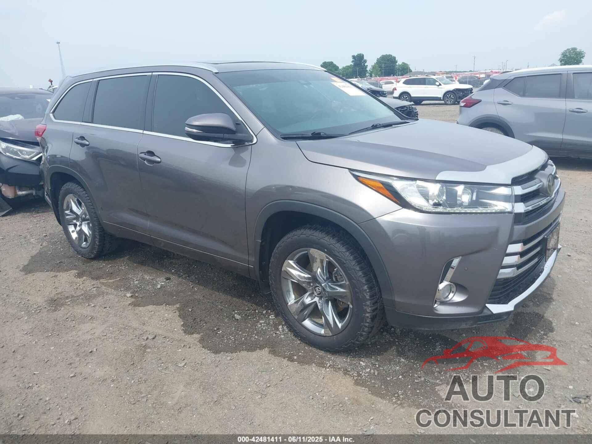 TOYOTA HIGHLANDER 2018 - 5TDDZRFHXJS869860