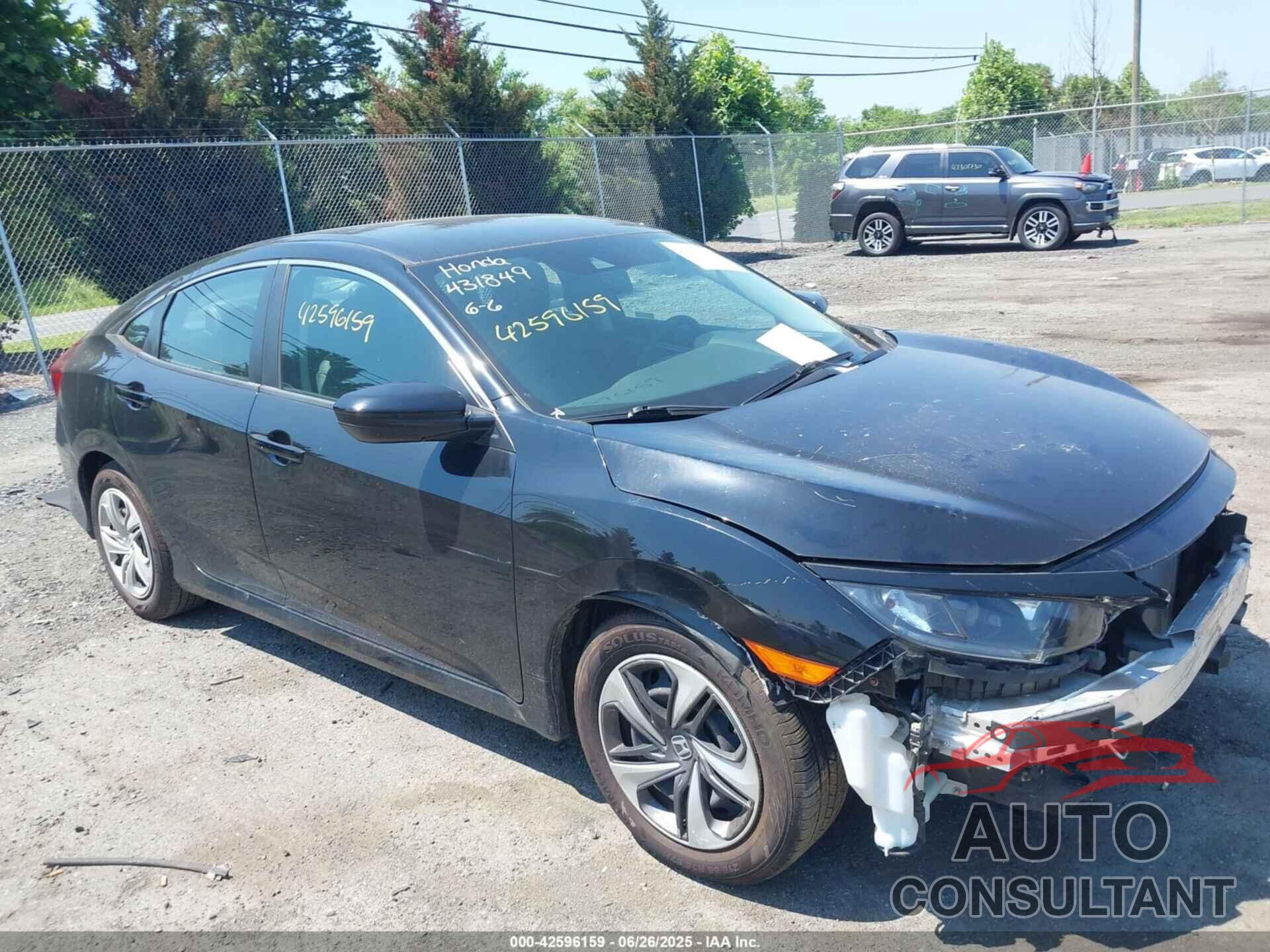 HONDA CIVIC 2019 - 2HGFC2F64KH509971