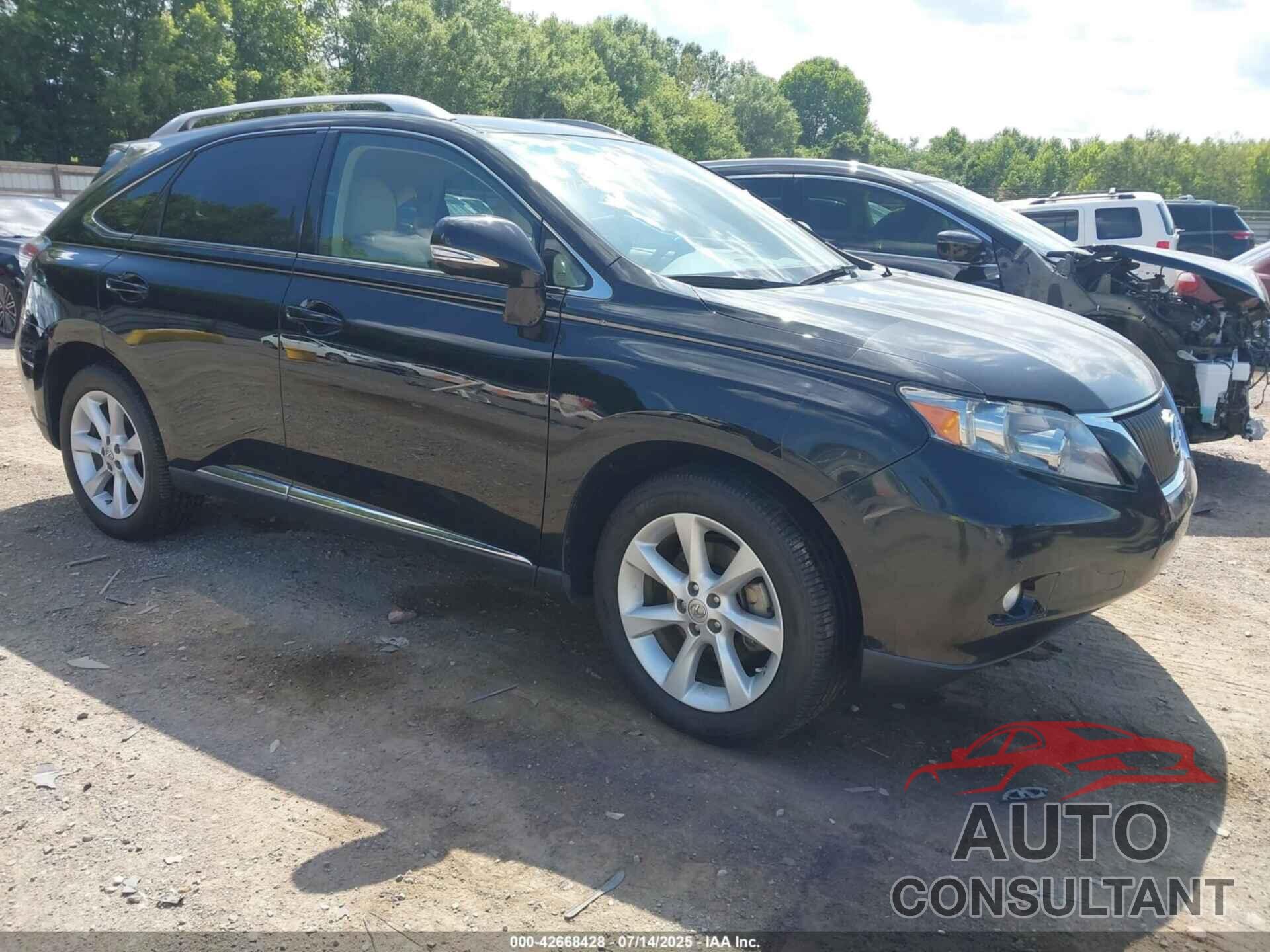 LEXUS RX 350 2012 - 2T2ZK1BA8CC085866