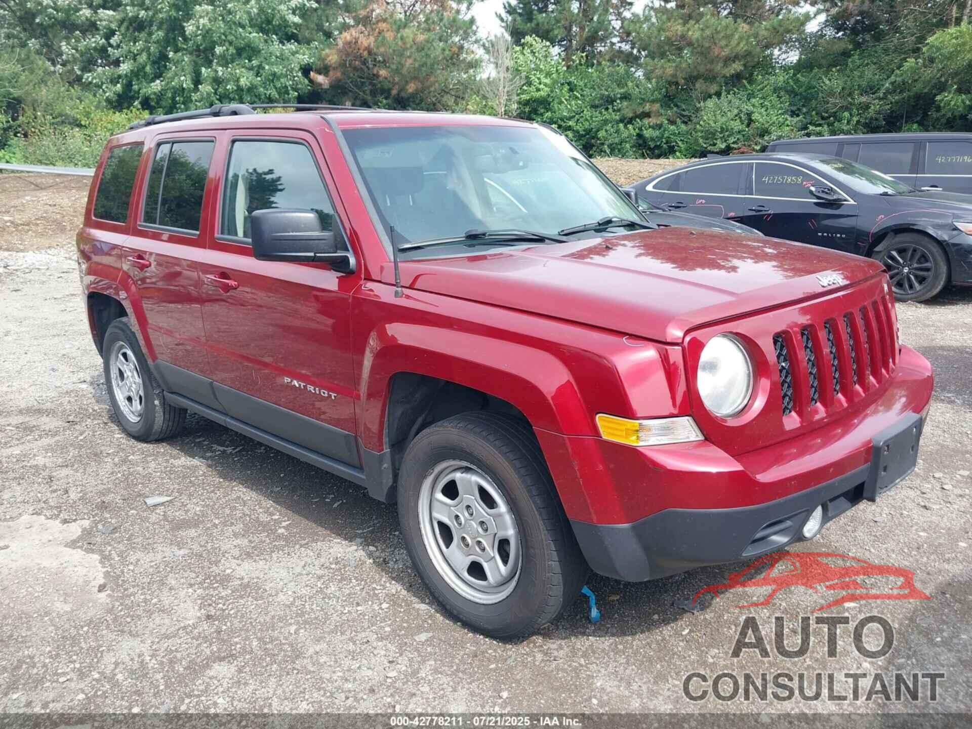 JEEP PATRIOT 2016 - 1C4NJRBB7GD779289