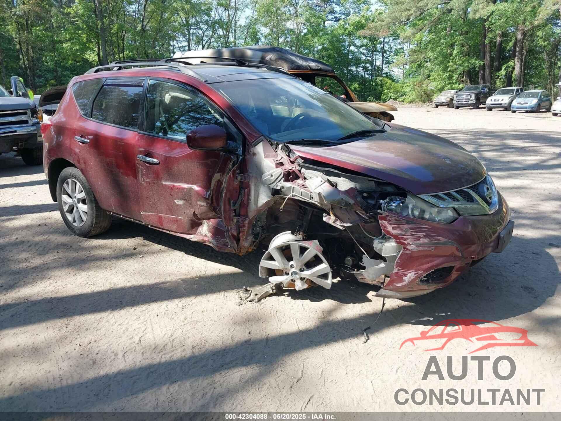 NISSAN MURANO 2012 - JN8AZ1MW5CW211442