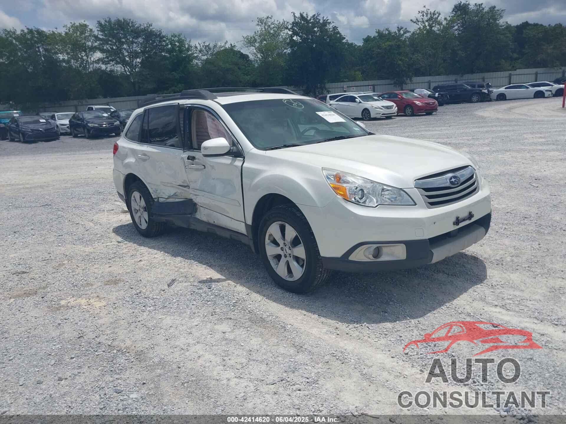 SUBARU OUTBACK 2012 - 4S4BRBKC1C3212275