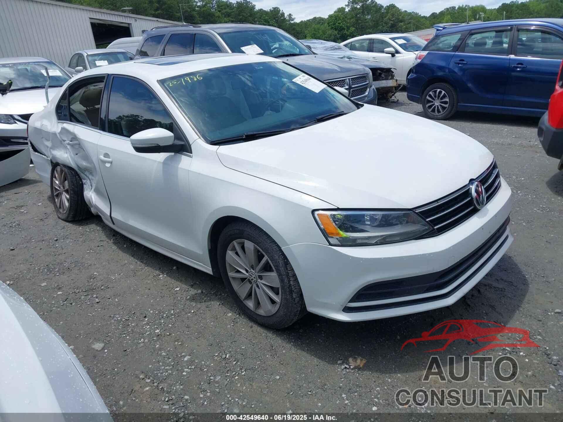 VOLKSWAGEN JETTA 2015 - 3VWD17AJ6FM417155