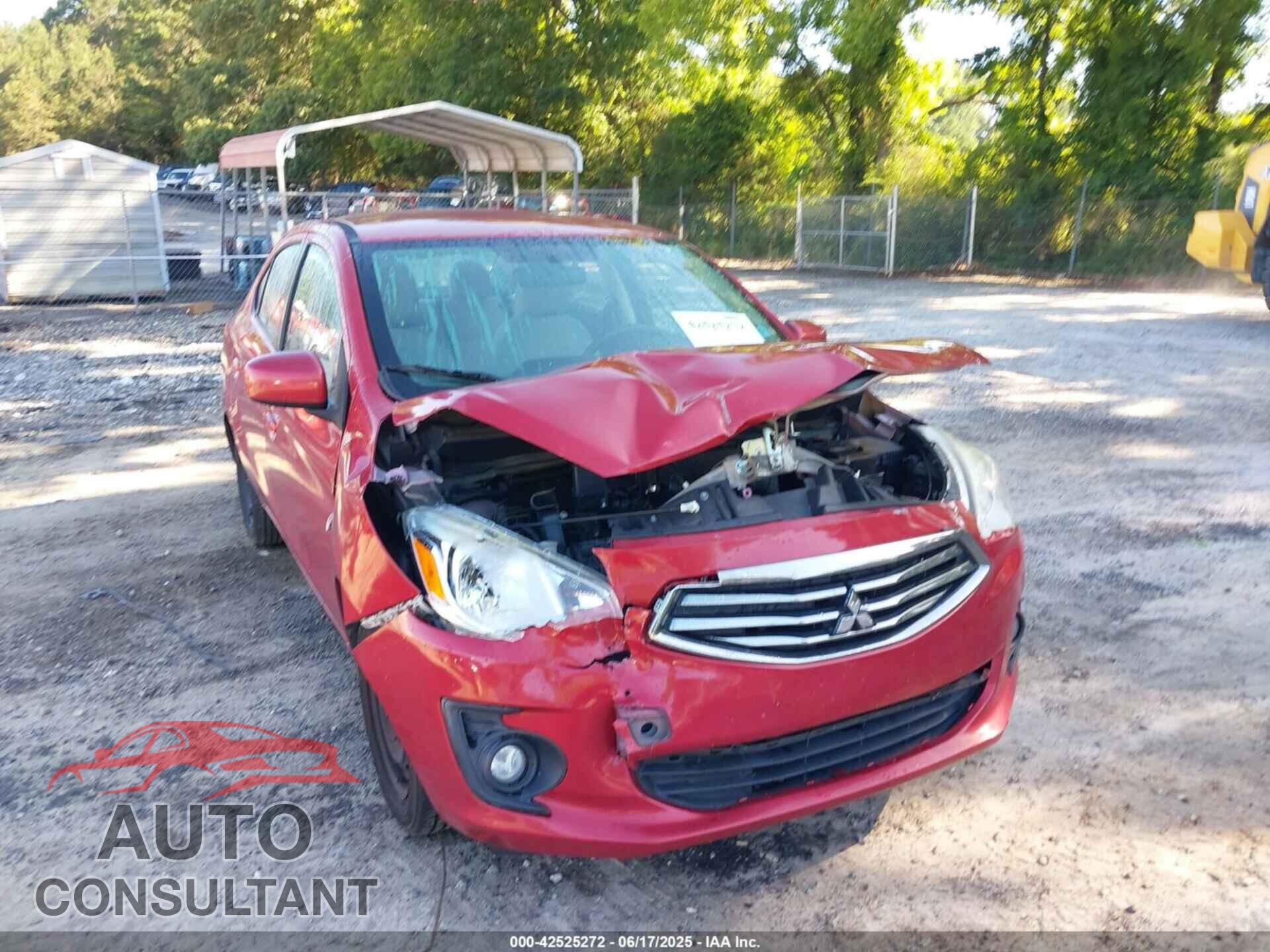 MITSUBISHI MIRAGE 2017 - ML32F3FJ0HHF07010