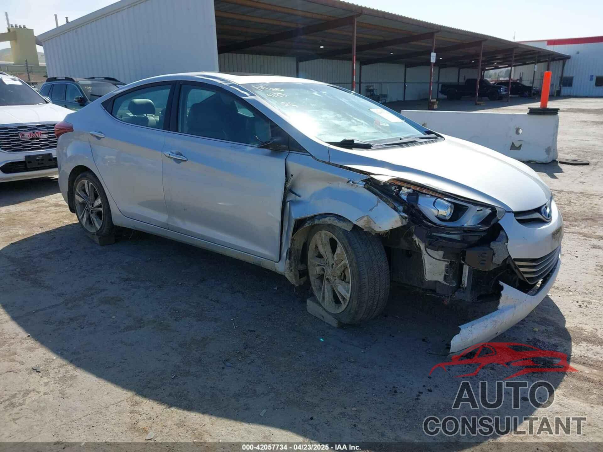 HYUNDAI ELANTRA 2014 - KMHDH4AE7EU140795