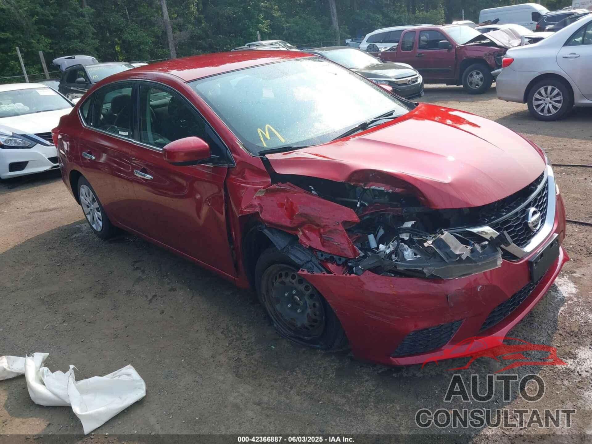 NISSAN SENTRA 2017 - 3N1AB7AP5HY376734