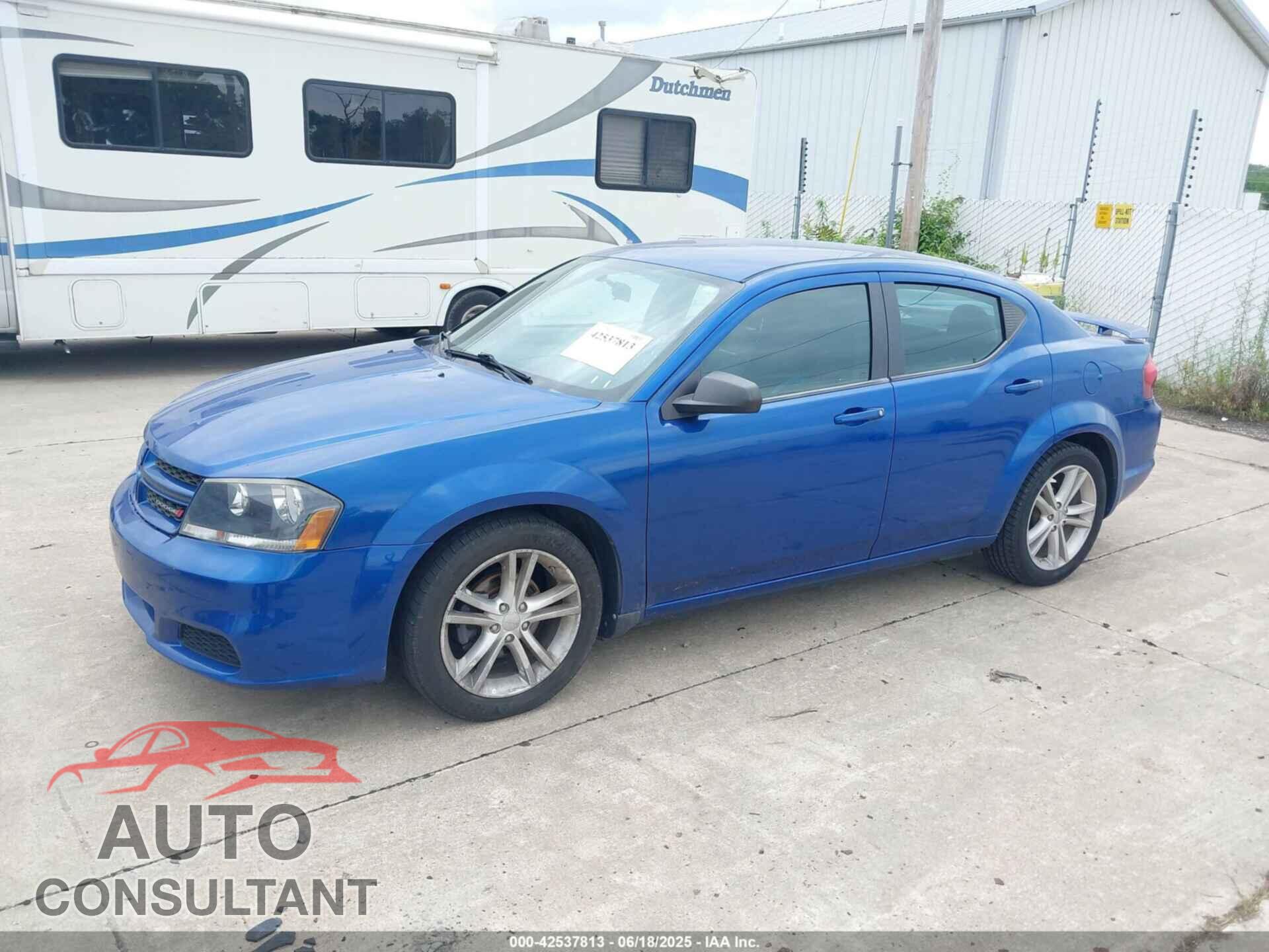 DODGE AVENGER 2013 - 1C3CDZAG3DN770417
