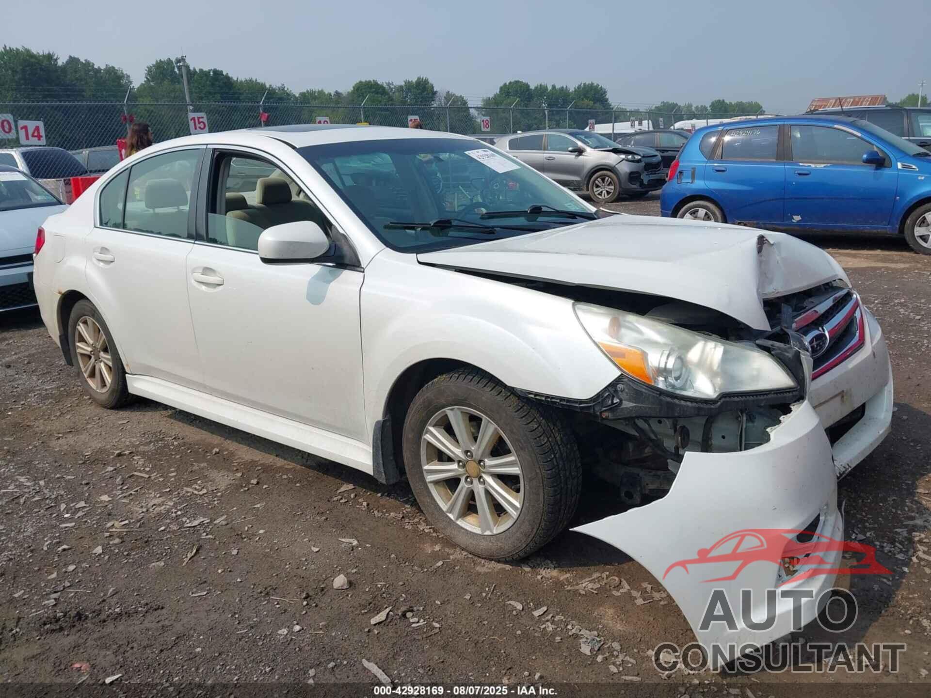 SUBARU LEGACY 2012 - 4S3BMBG64C3005255