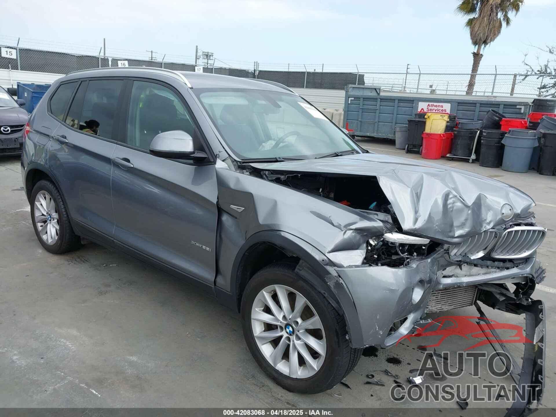 BMW X3 2016 - 5UXWX9C51G0D75232