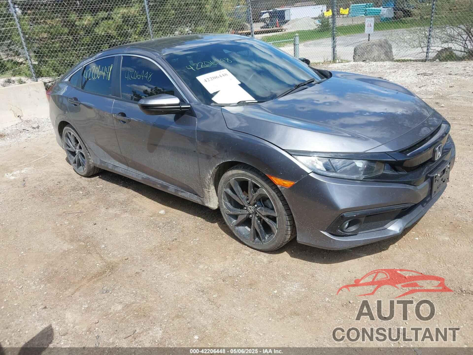 HONDA CIVIC 2021 - 19XFC2F85ME001894