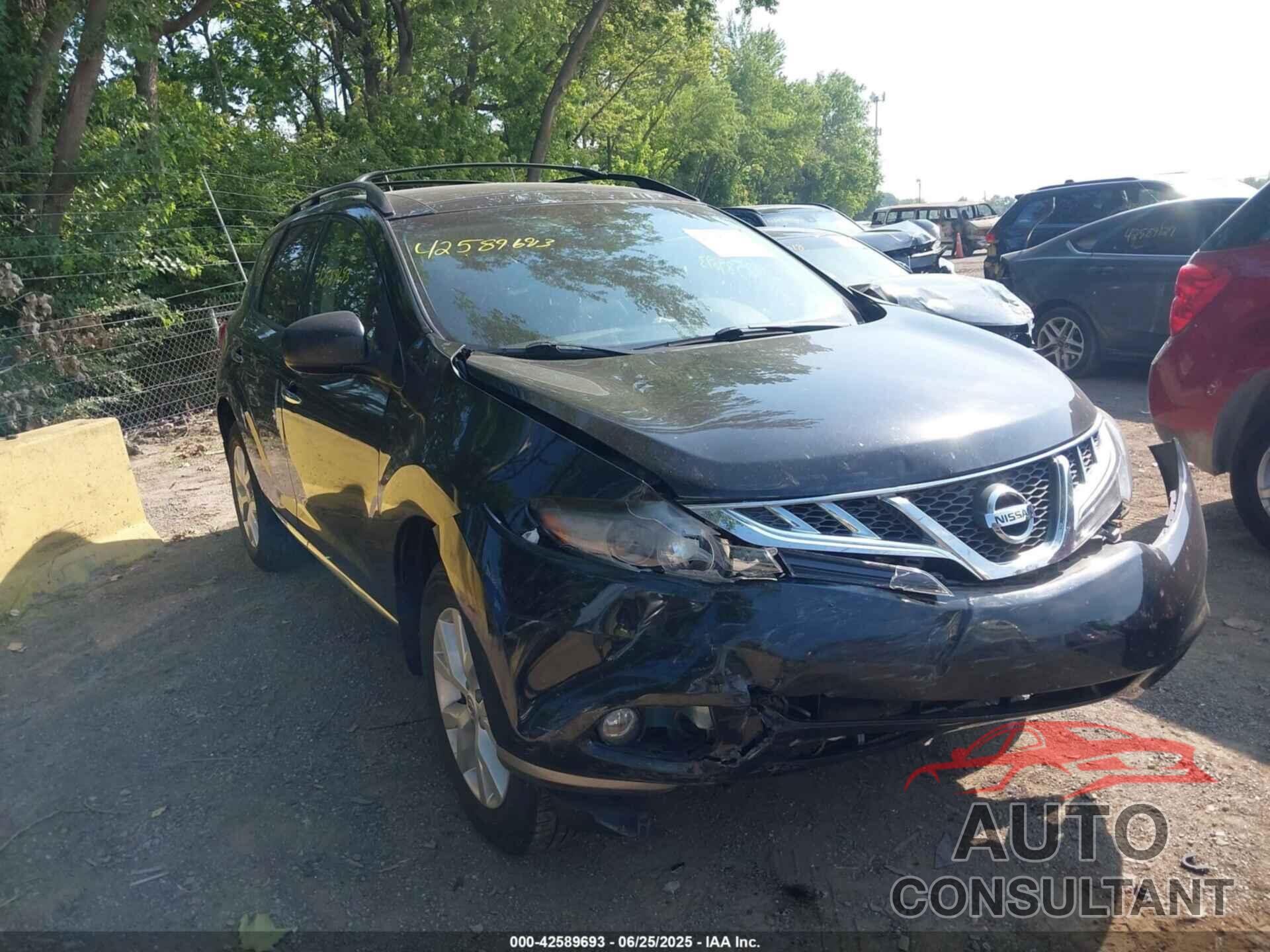 NISSAN MURANO 2014 - JN8AZ1MW9EW528305