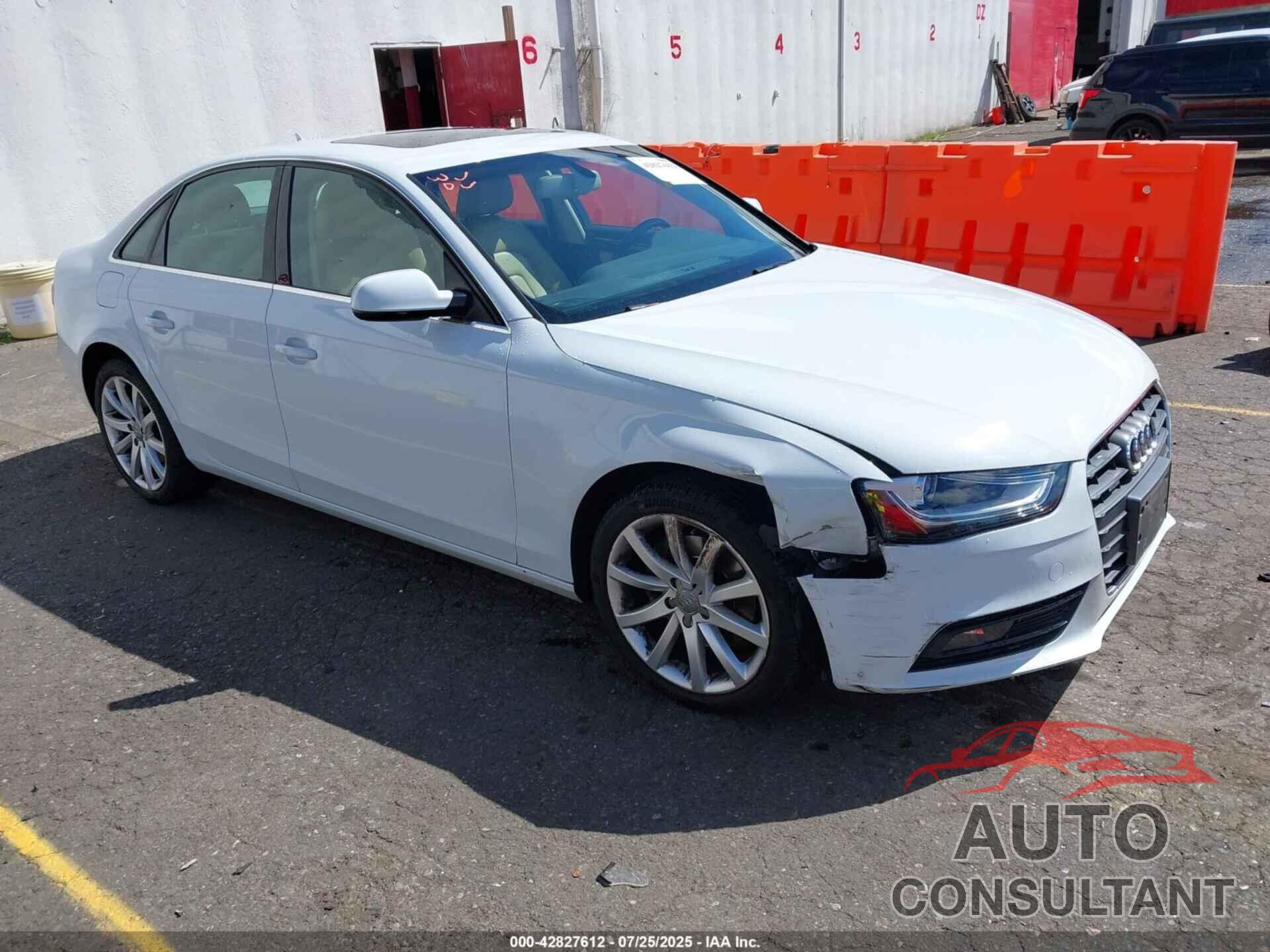 AUDI A4 2013 - WAUFFAFL1DN014186
