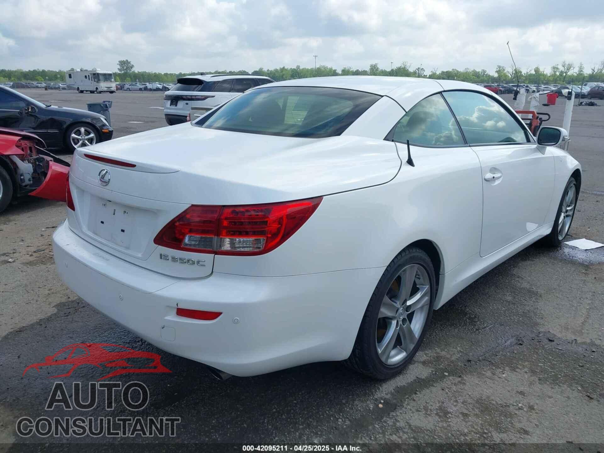 LEXUS IS 350C 2012 - JTHFE2C21C2508666