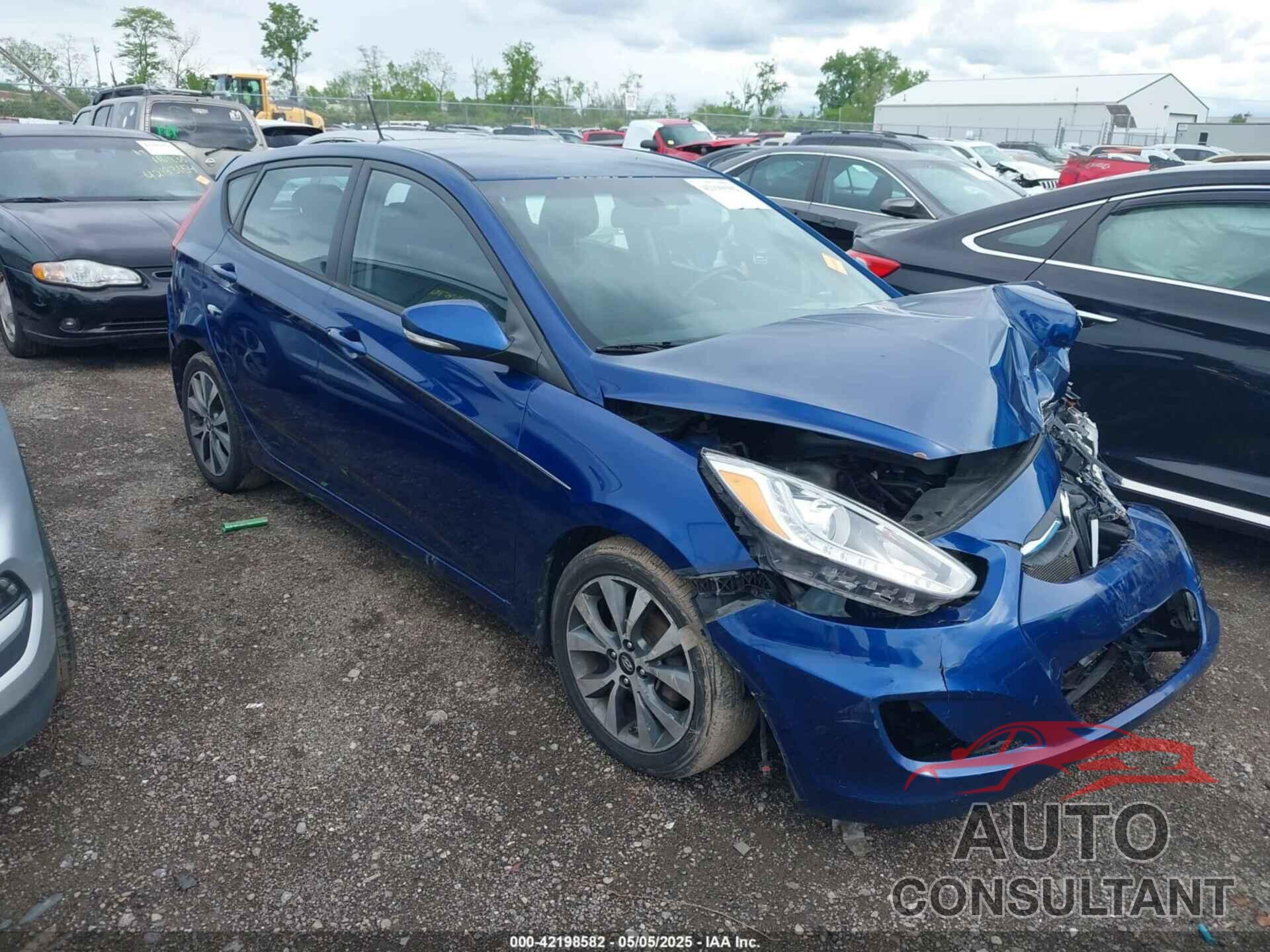 HYUNDAI ACCENT 2015 - KMHCU5AE8FU227099