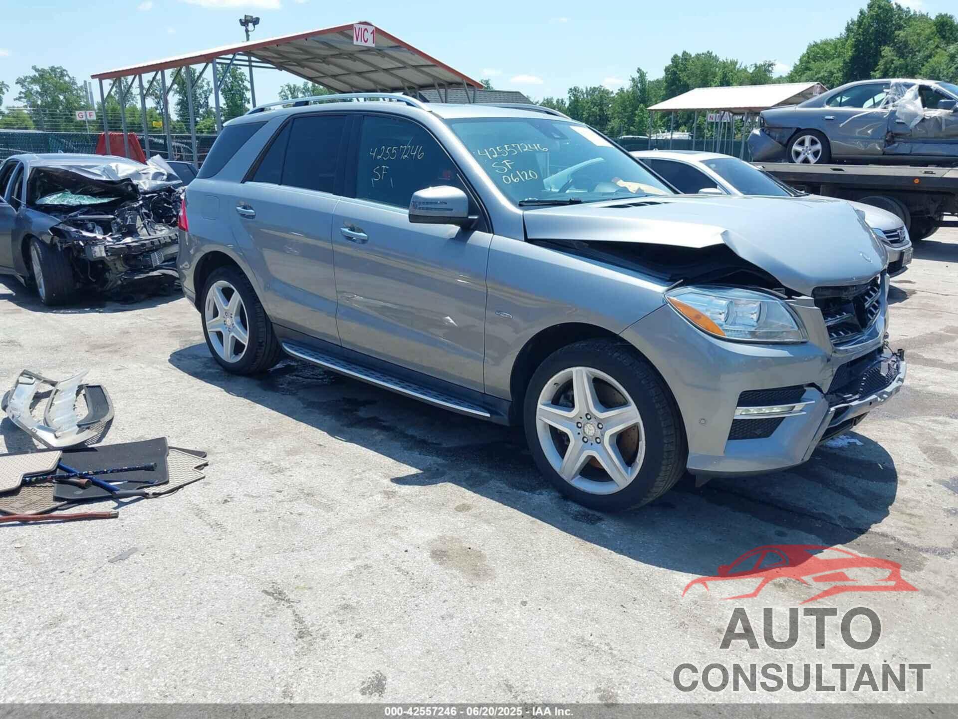MERCEDES-BENZ ML 550 2012 - 4JGDA7DB3CA013323