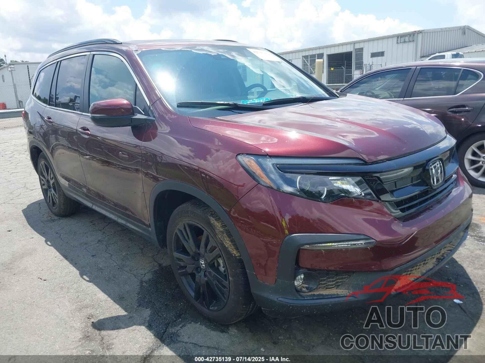 HONDA PILOT 2022 - 5FNYF6H20NB063960