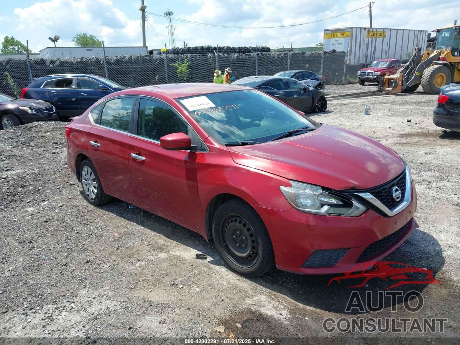 NISSAN SENTRA 2016 - 3N1AB7AP7GY222928