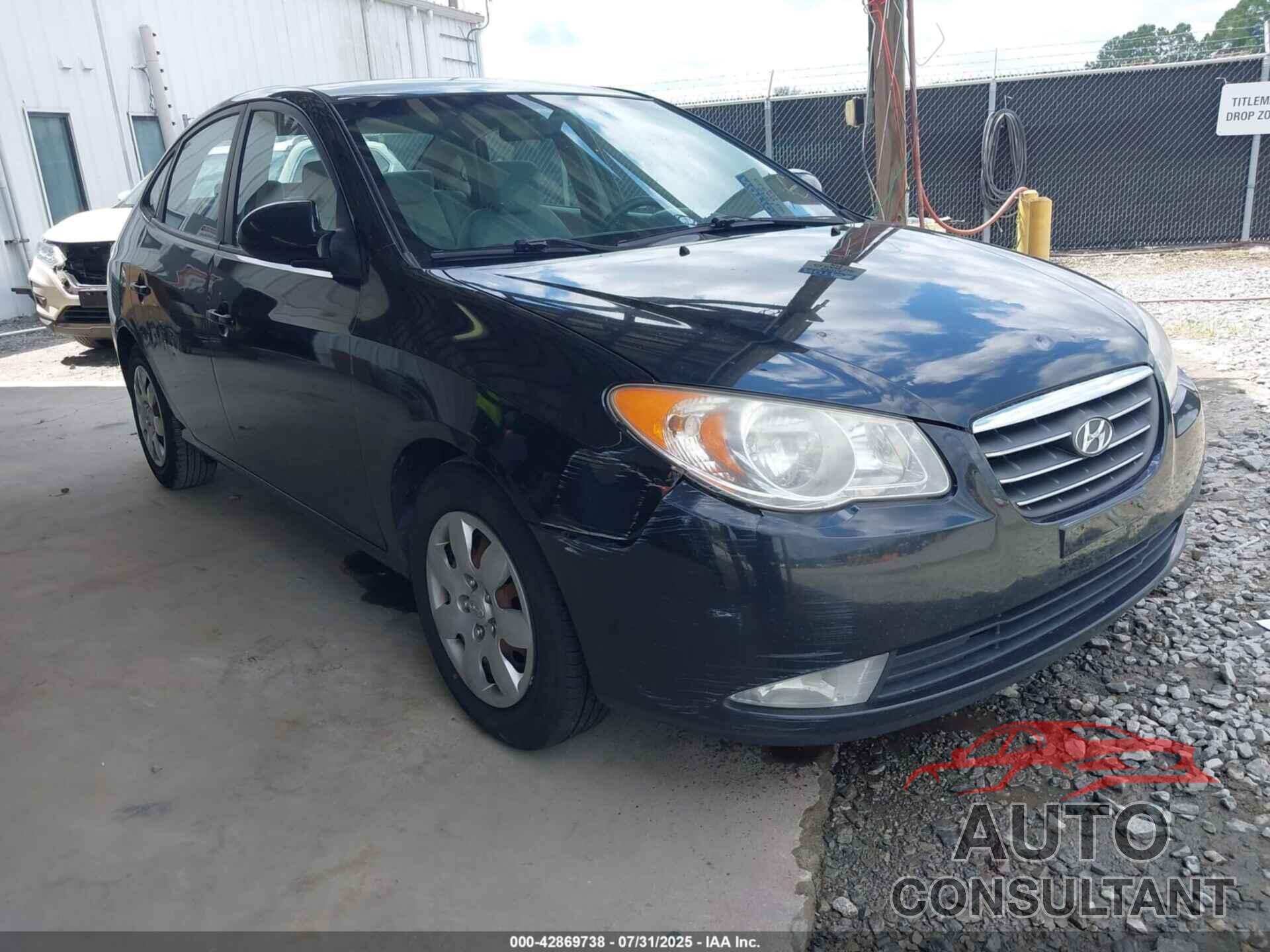 HYUNDAI ELANTRA 2009 - KMHDU46DX9U636109