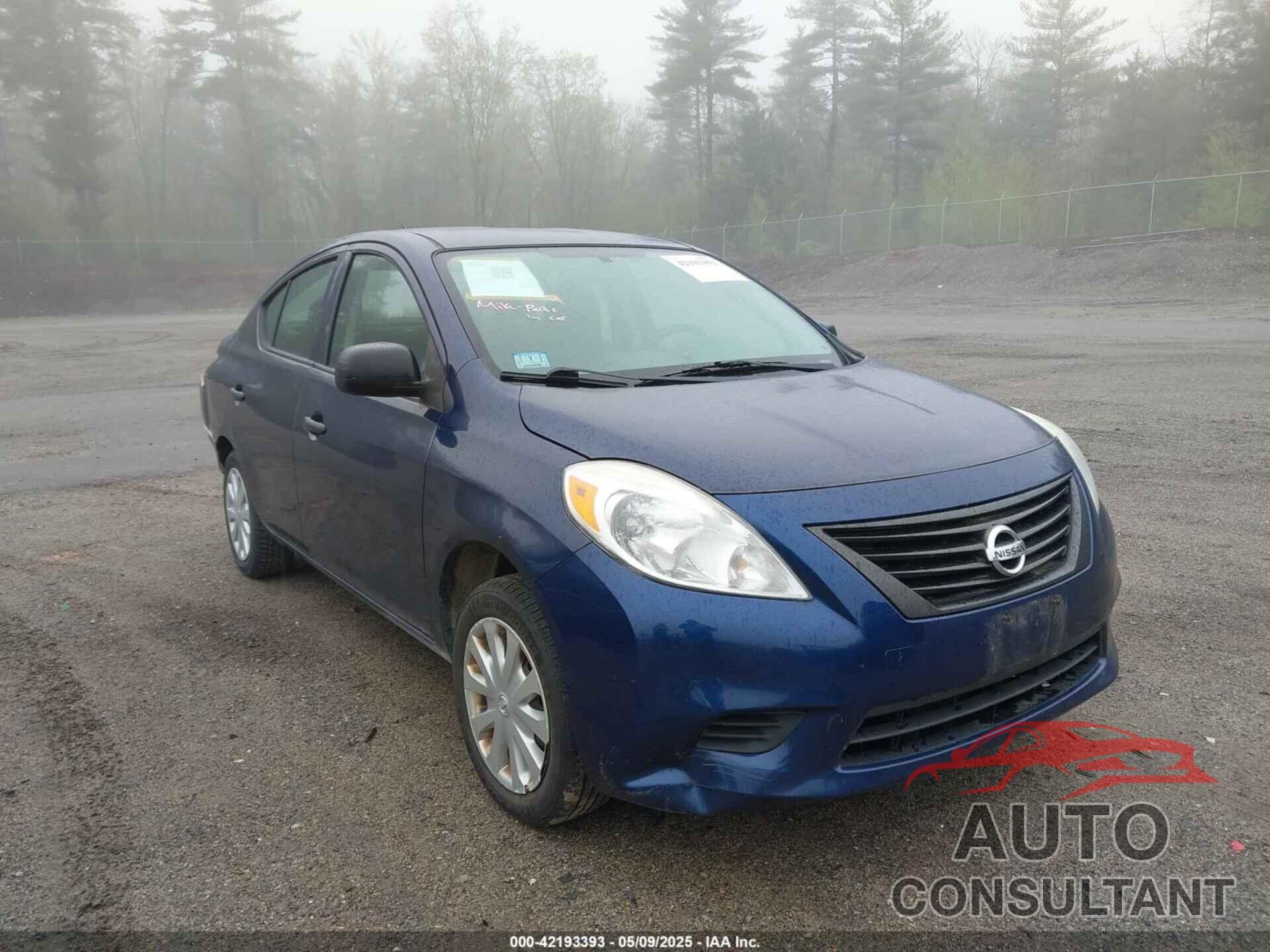 NISSAN VERSA 2014 - 3N1CN7AP9EL850273
